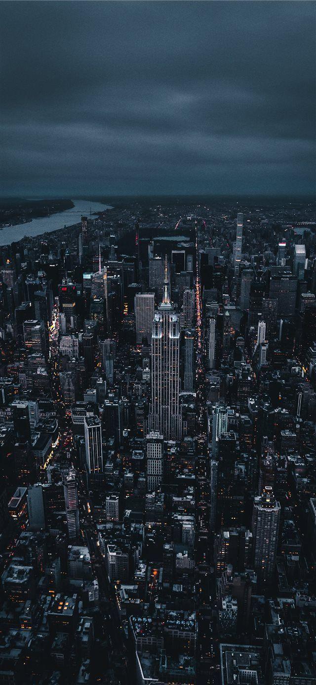 640x1385 Empire State Building iPhone X Wallpaper. New york