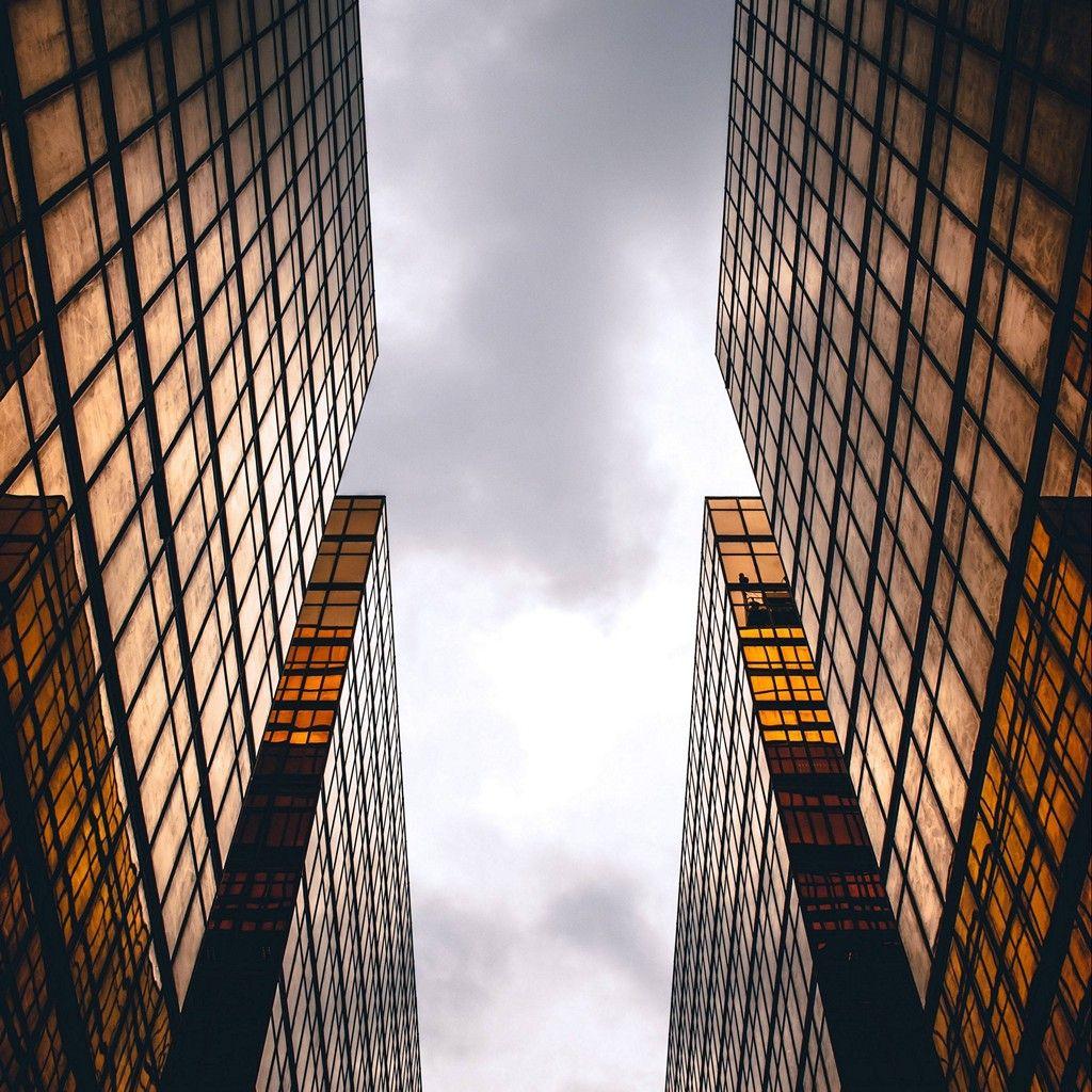 1024x1024 Skyscrapers Buildings Sky Wallpaper - [1024x1024]