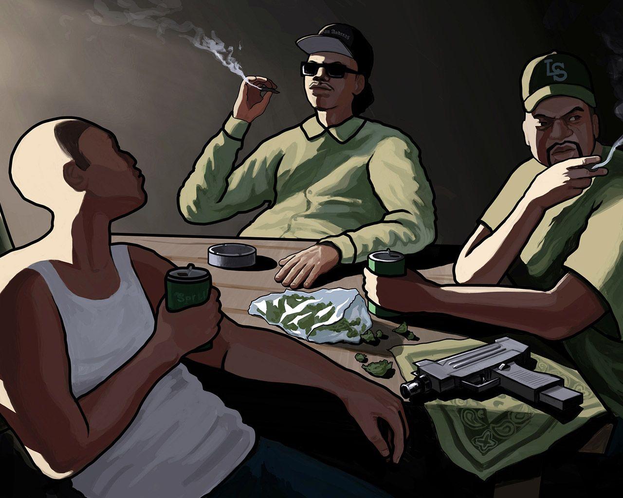 1280x1024 Free Grand Theft Auto: San Andreas Wallpaper in 1280x1024