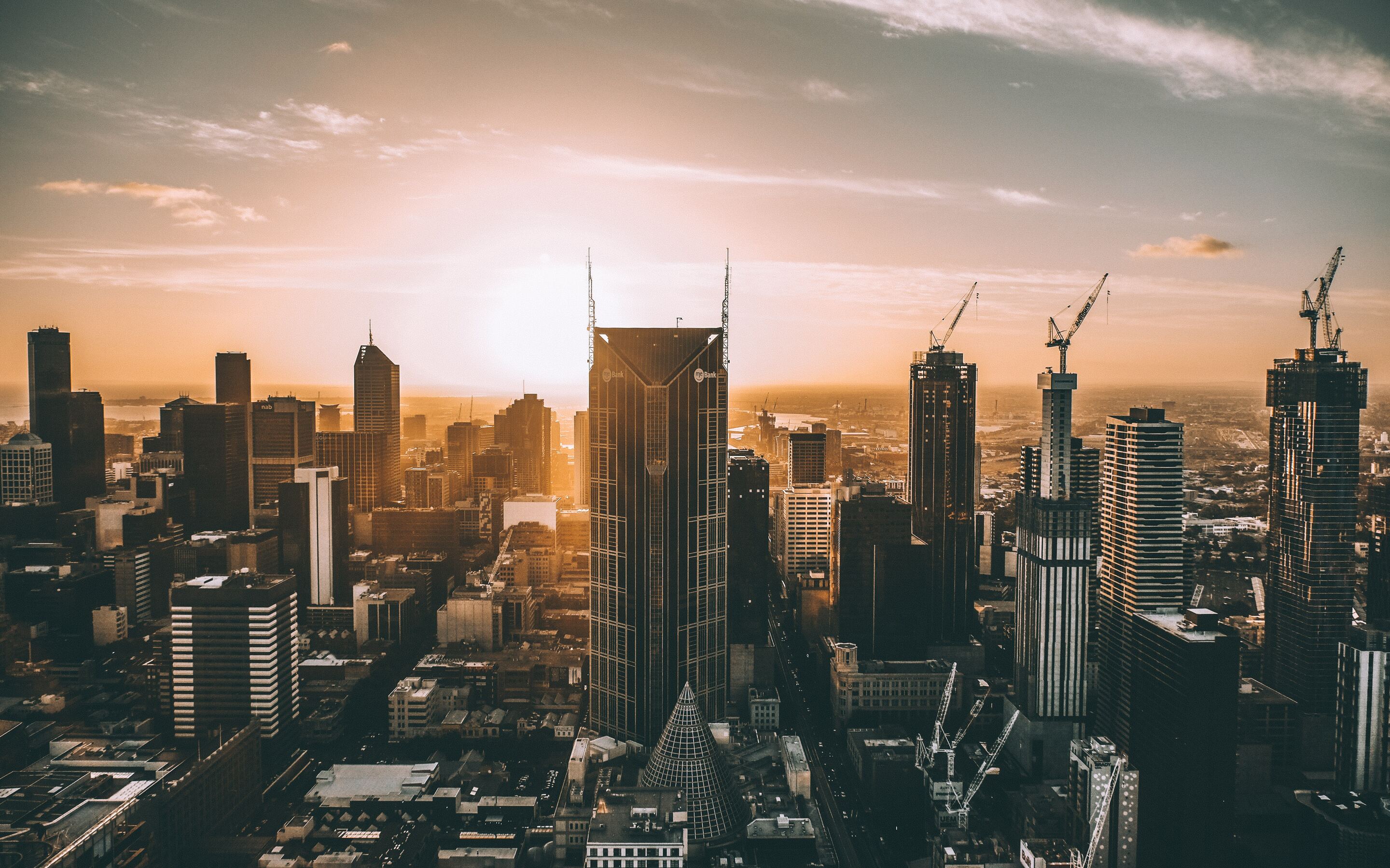 2880x1800 Melbourne Cityscape 5k