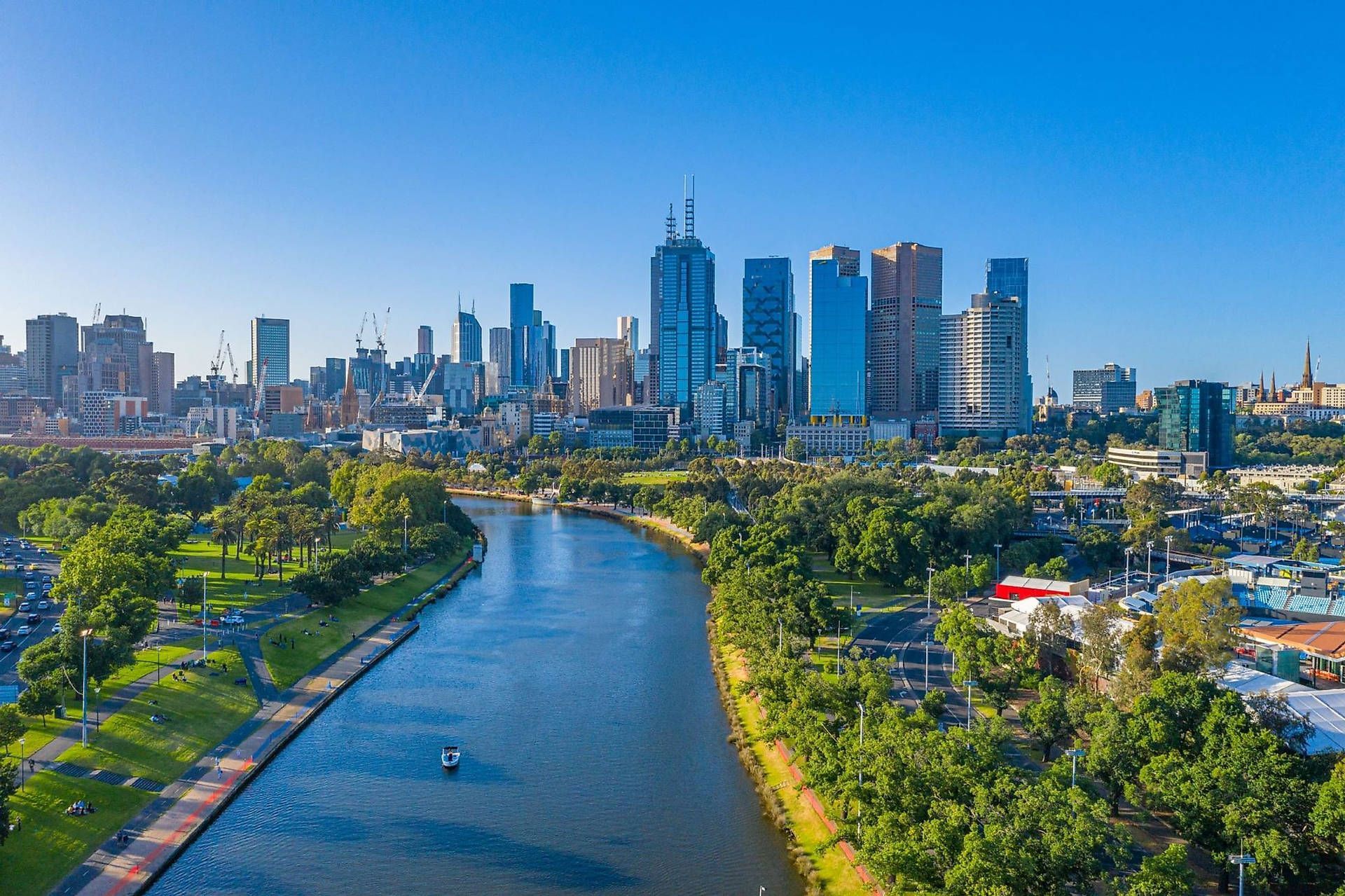 1920x1279 Melbourne Yarra River Wallpaper