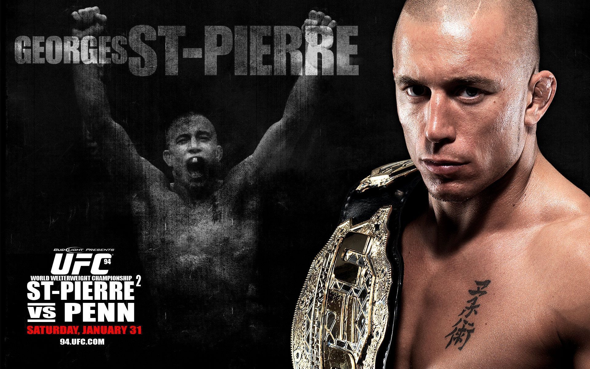1920x1200 Ufc Wallpaper Vs Bj Penn Poster