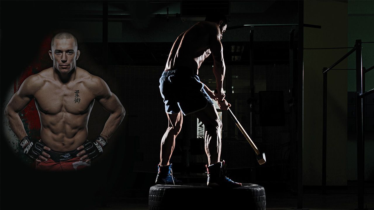 1280x720 GSP Workout: Making Georges St Pierre