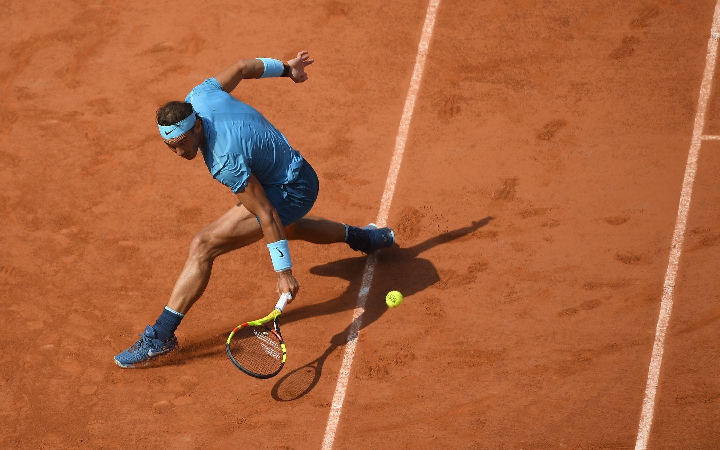 1440x900 Nadal Tames Beastly Del Potro Garros 2020