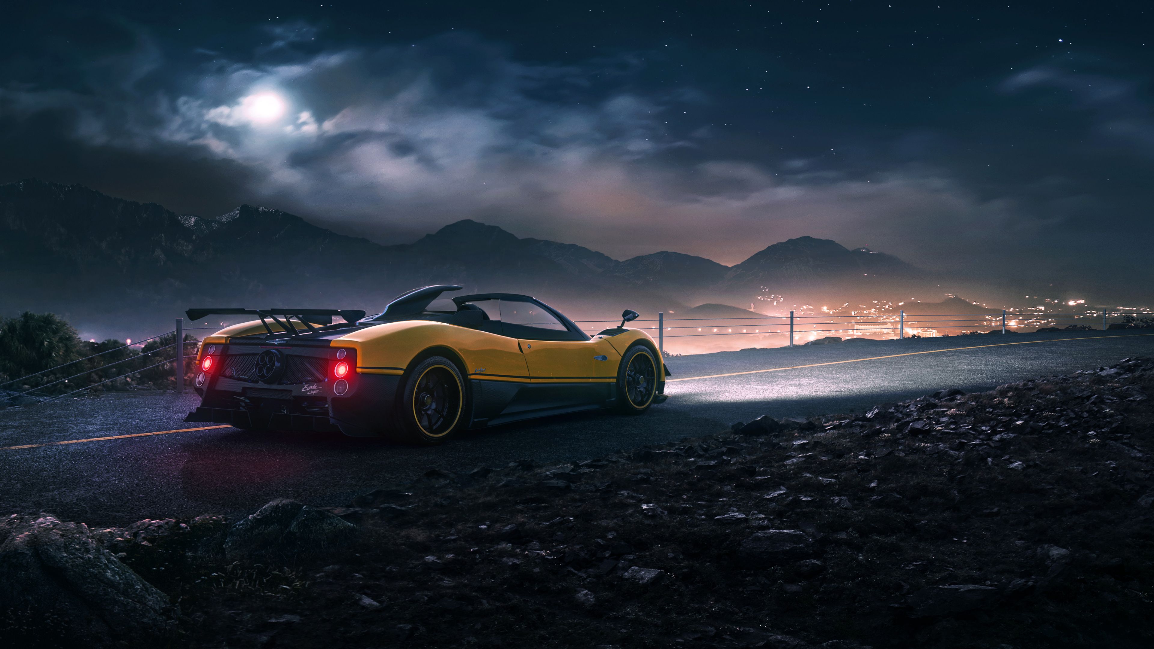 3840x2160 Pagani Zonda Cinque 4K Wallpaper
