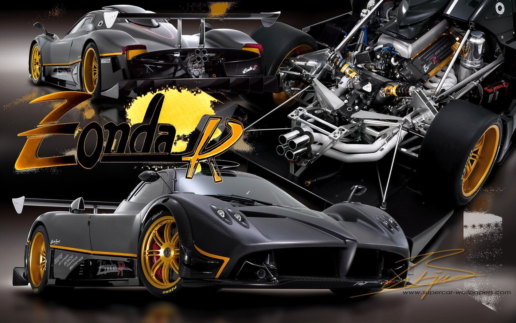 1680x1050 Mobile wallpaper: Pagani Zonda R