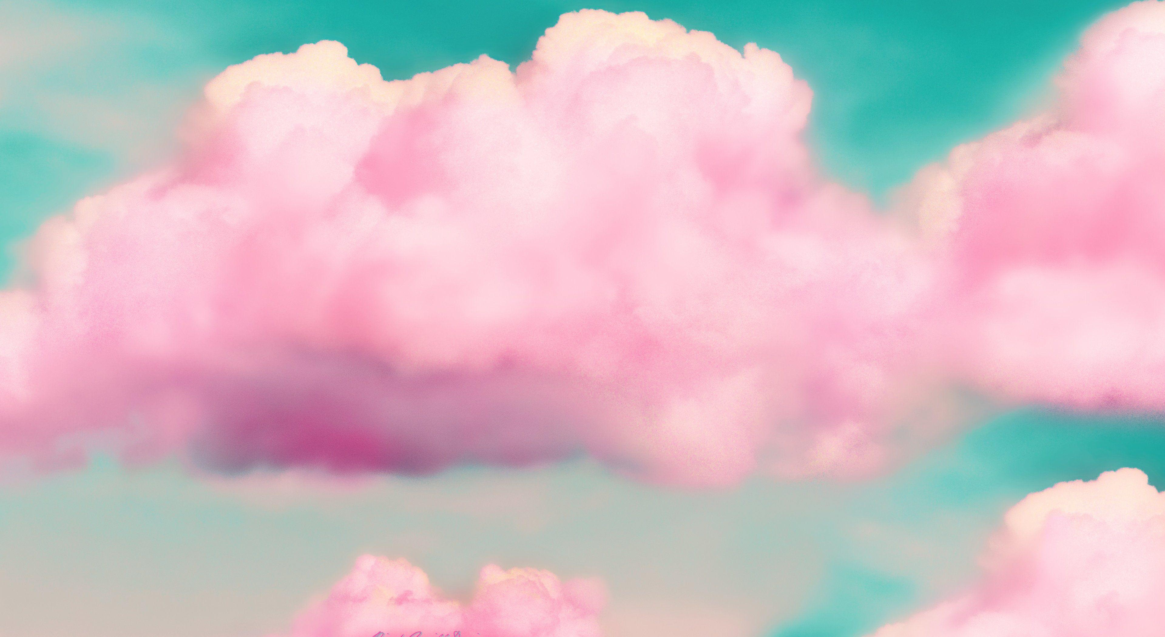 Pink Clouds Wallpaper 4k