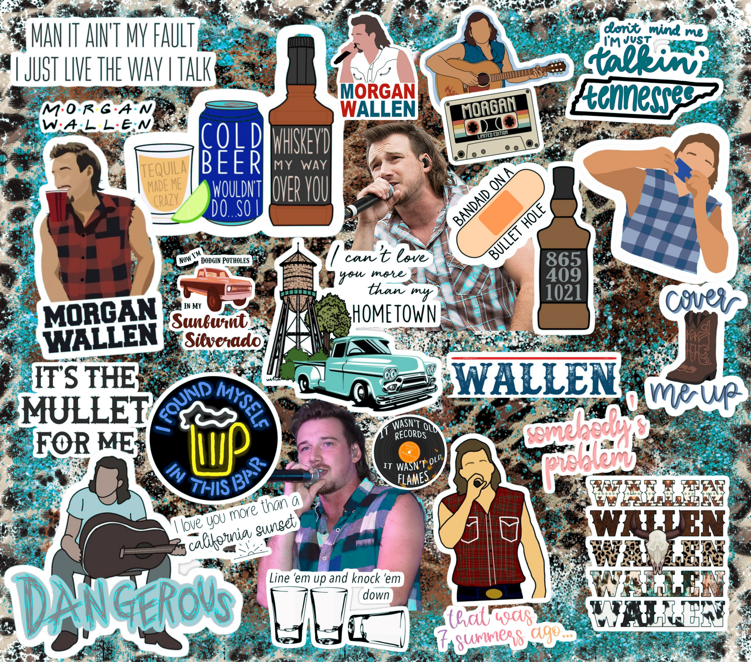 1500x1322 Morgan Wallen Teal