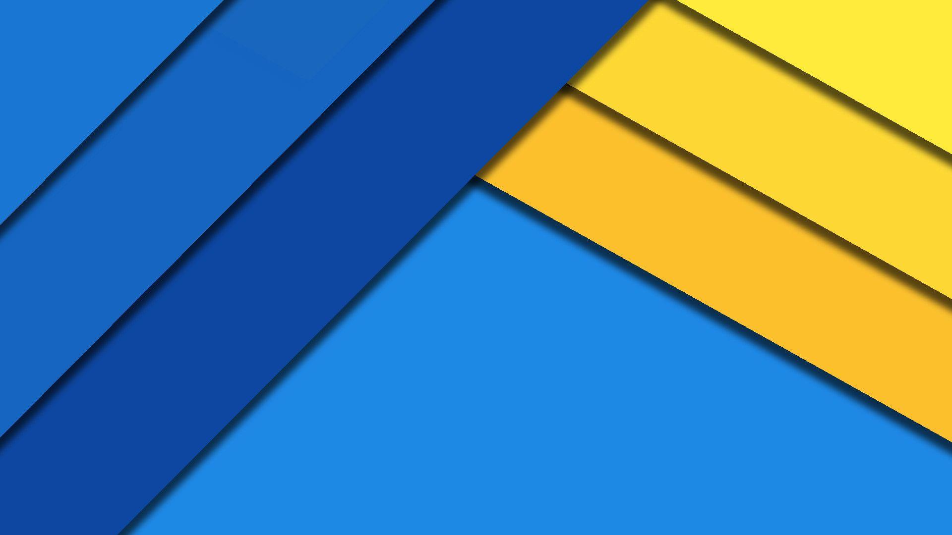 1920x1080 Blue Yellow Material, Material Wallpaper Wallpaper