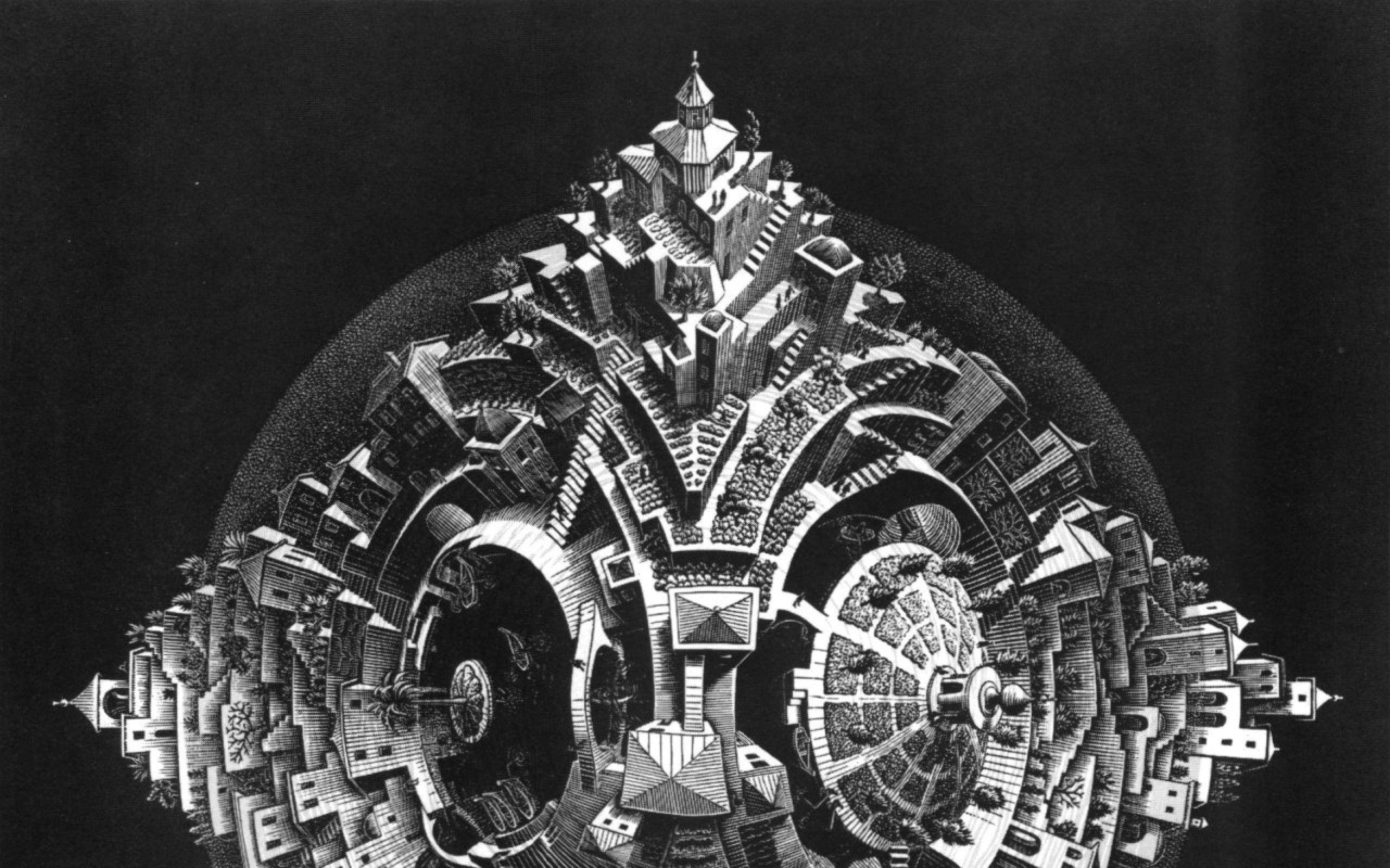 2560x1600 Mc Escher Wallpaper HD