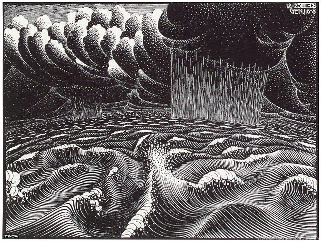1024x773 Escher Wallpaper Desktop Background