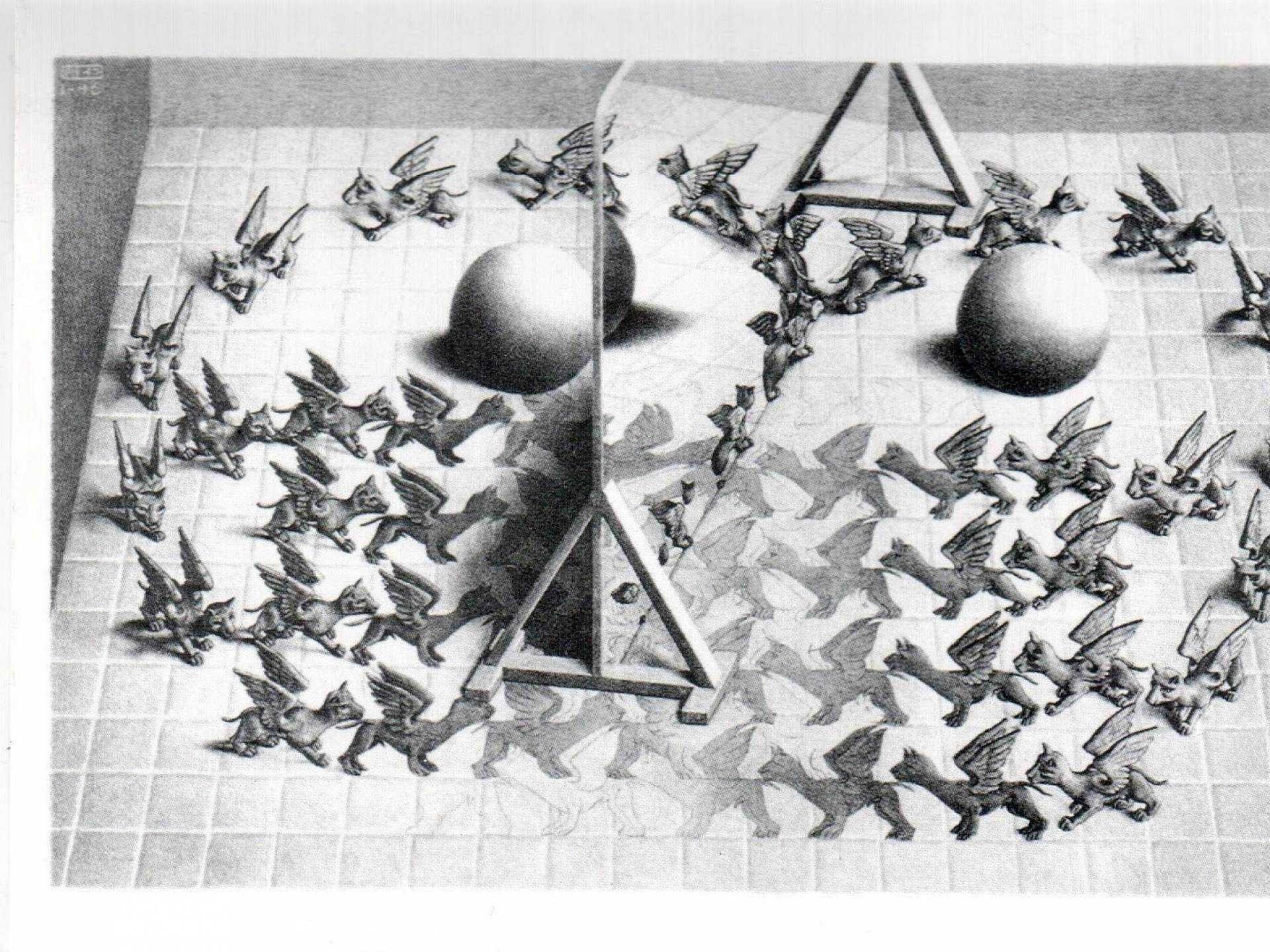 1920x1440 Mc Escher Wallpaper background picture
