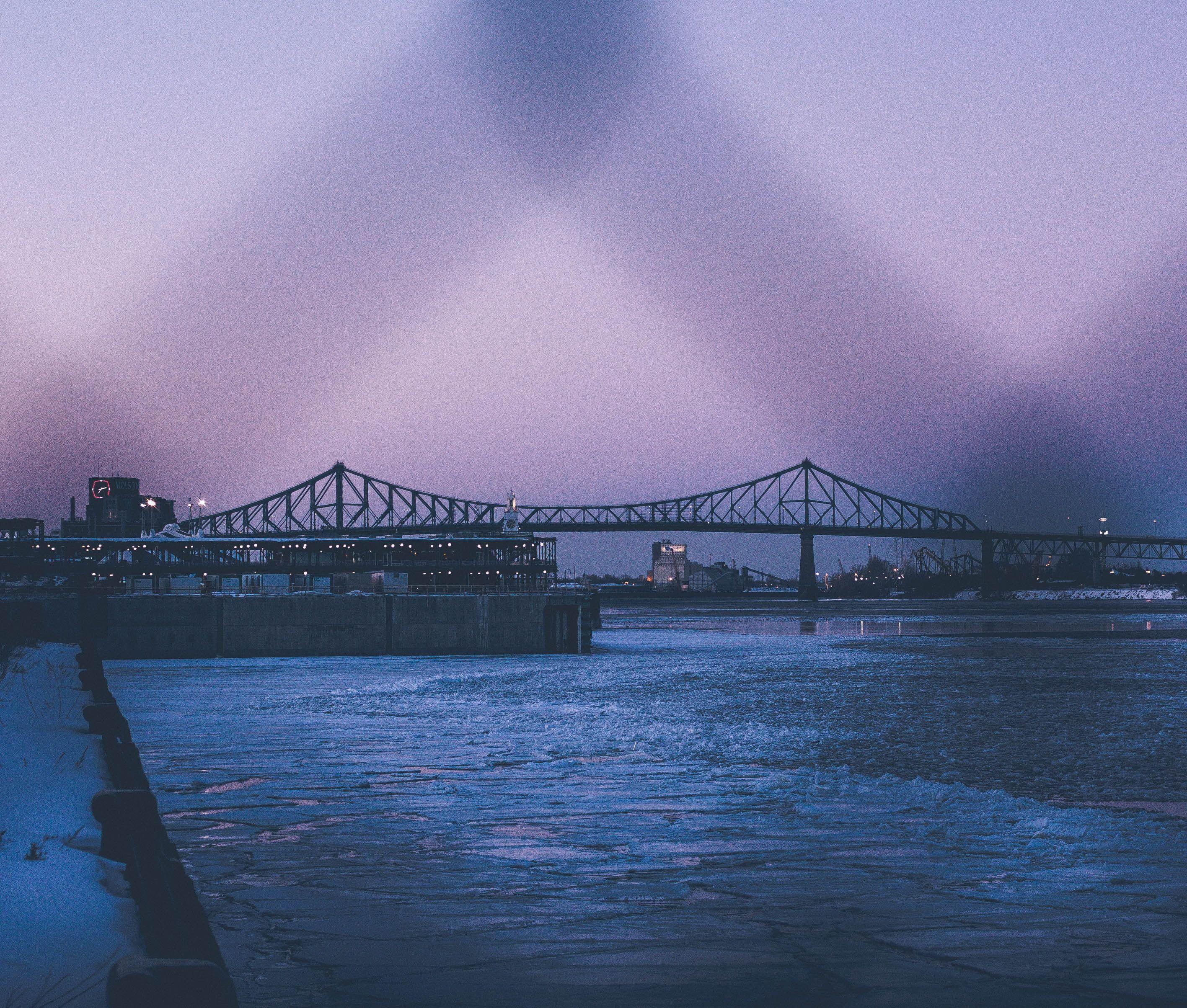 2833x2407 Montreal, Canada, Bridge, River HD wallpaper