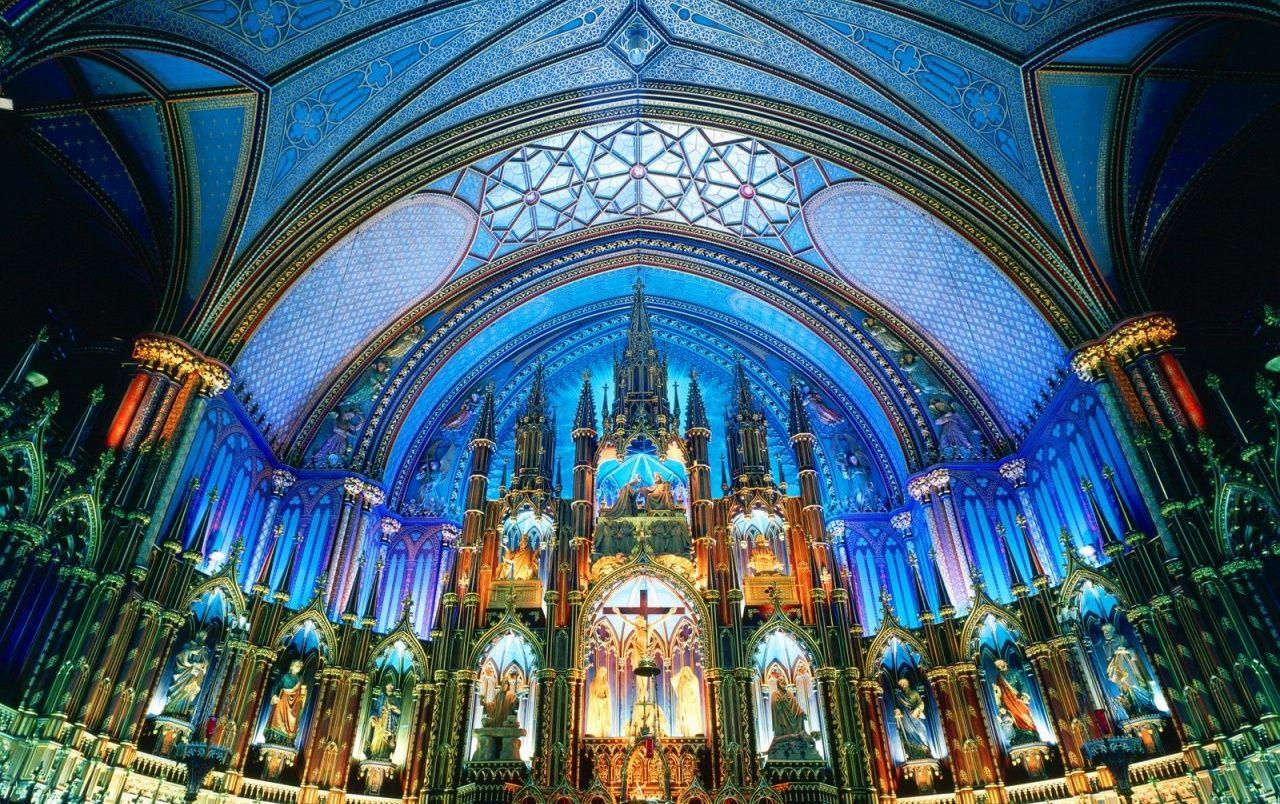1280x804 Notre Dame Basilica (Montreal) Wallpaper. Notre Dame