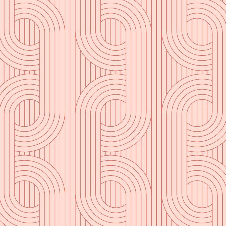 900x900 Pink Art Deco Wallpaper Blush