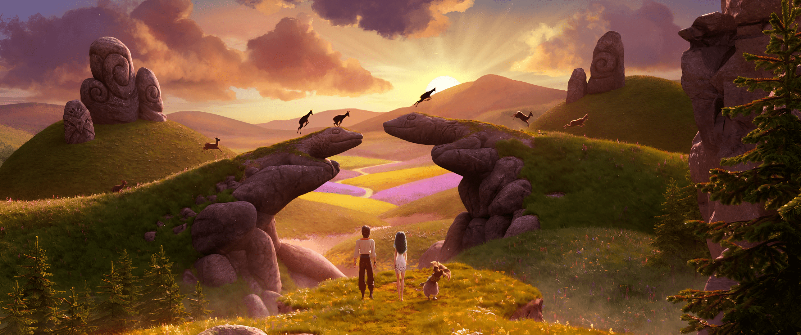 2579x1080 Mavka The Forest Song HD Wallpaper