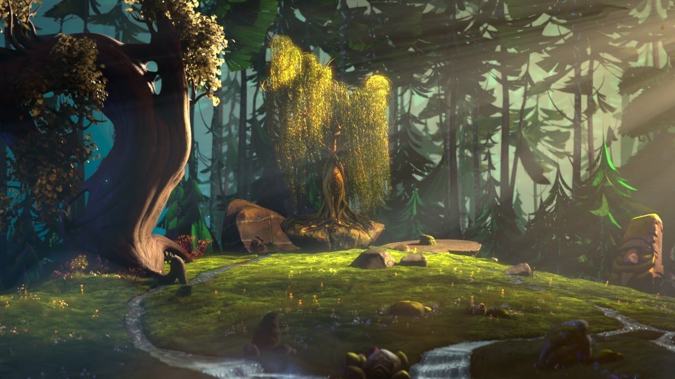 1366x768 The Forest Song Wallpaper