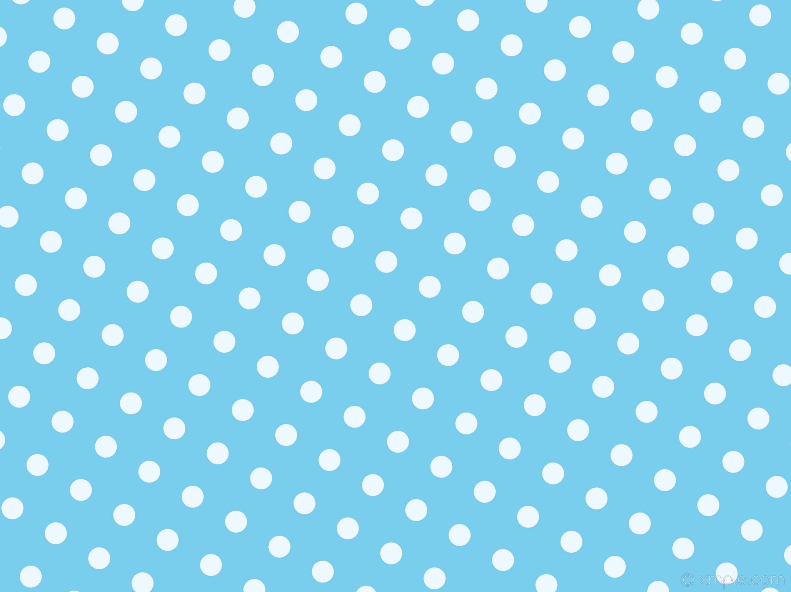 2732x2048 Blue Polka Dot Wallpaper