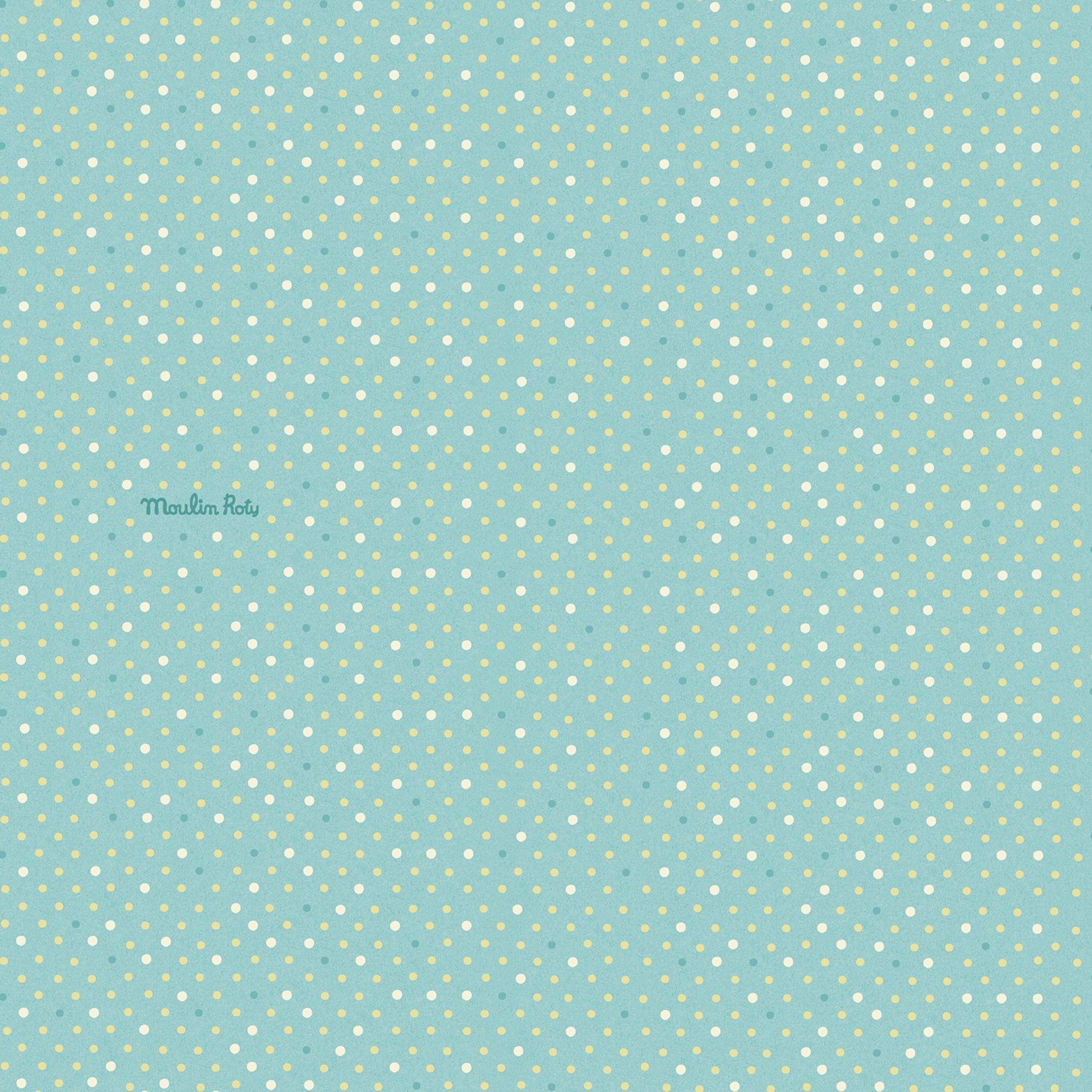 2000x2000 Jolis pas Beaux polka dot wallpaper 53 x 10m Moulin Roty
