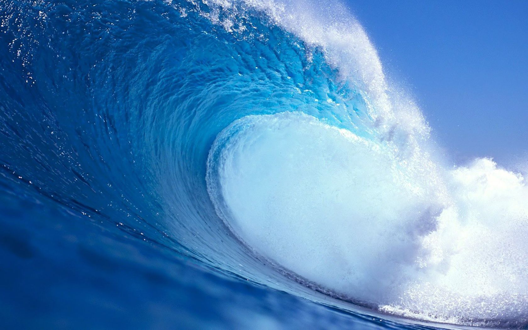 1680x1050 Nature Wave Wallpaper