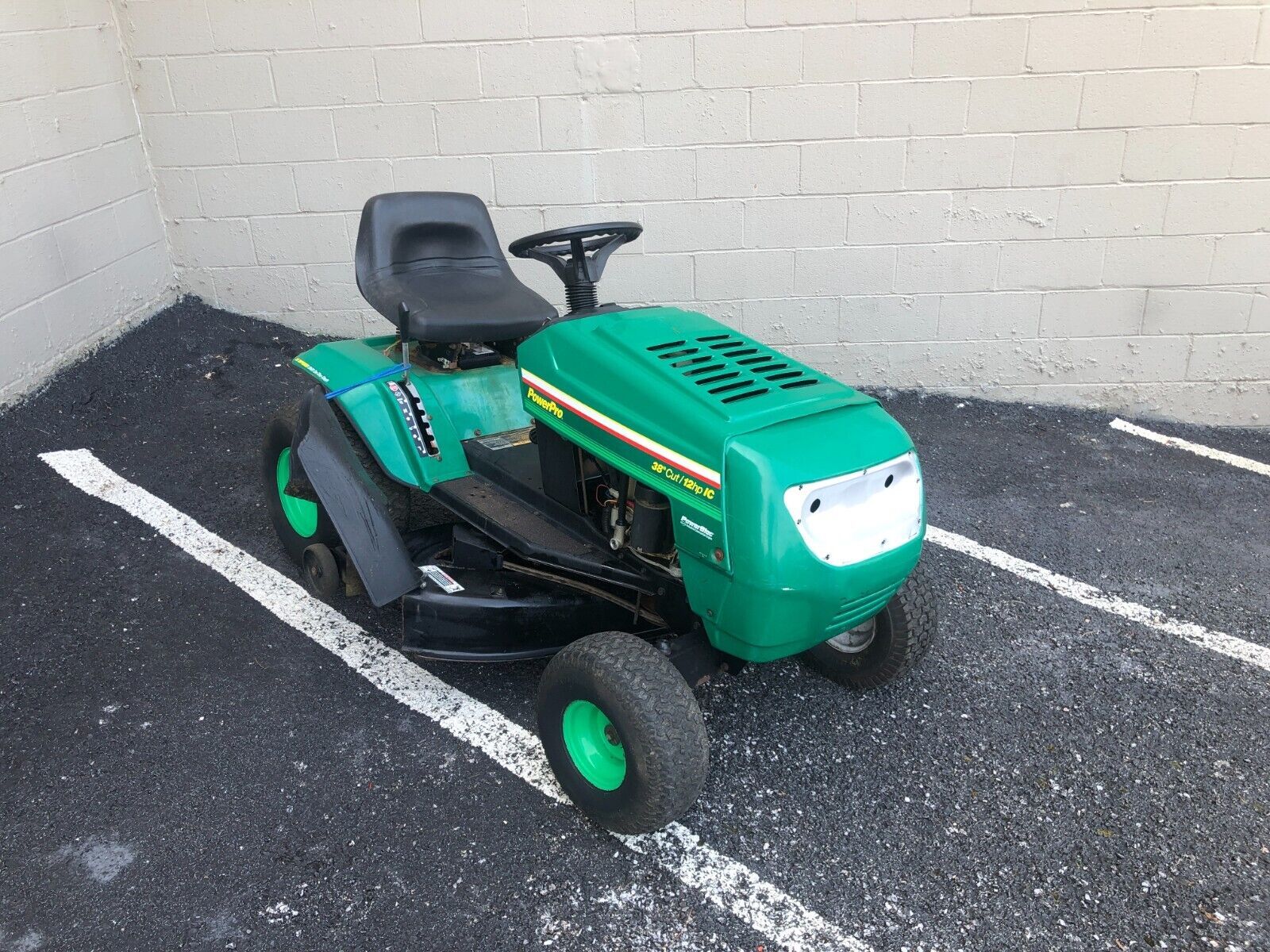 1600x1200 PowerPro 38 Riding Mower w/ 12hp
