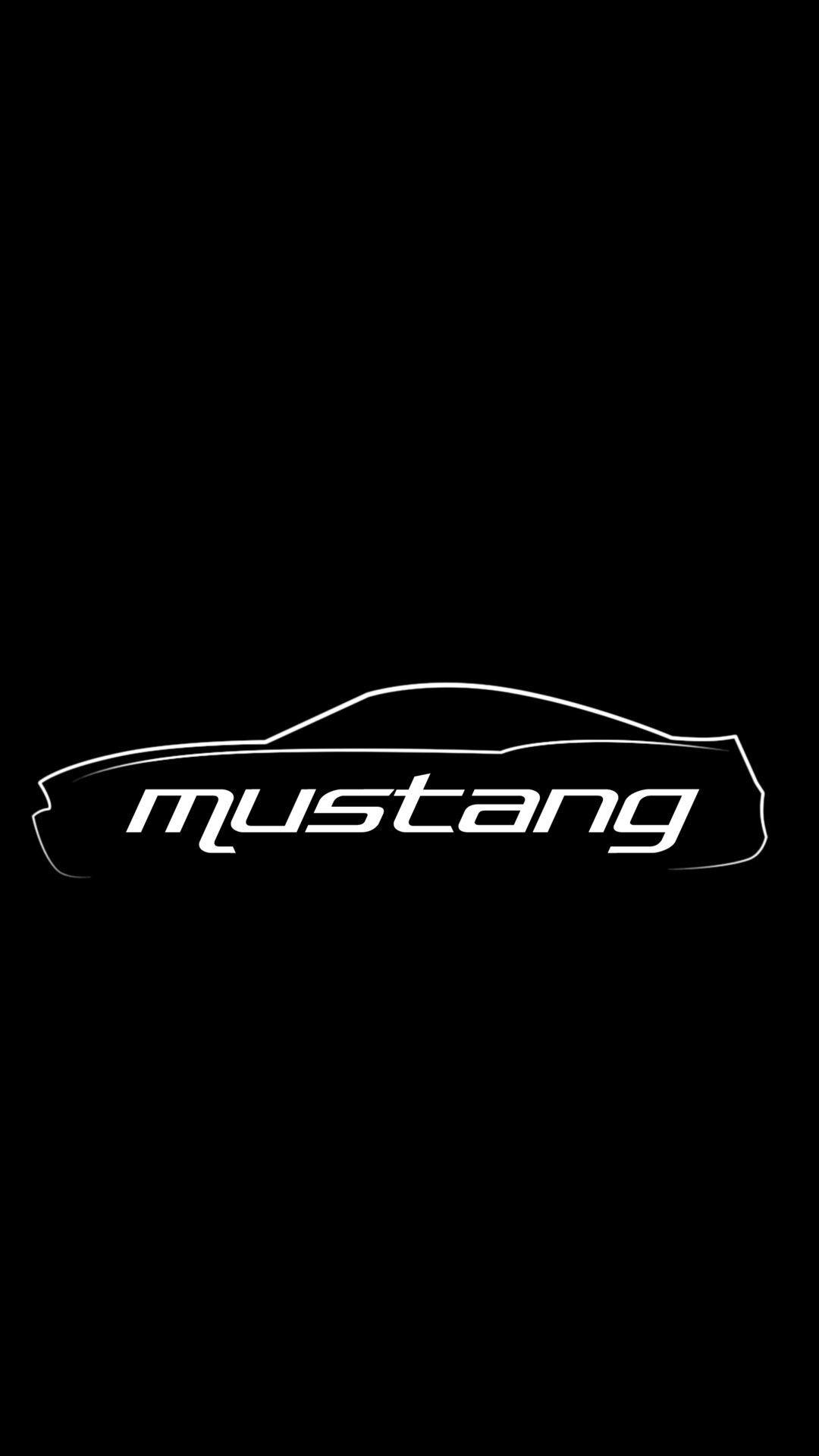 Hình nền Logo Mustang 1080x1920