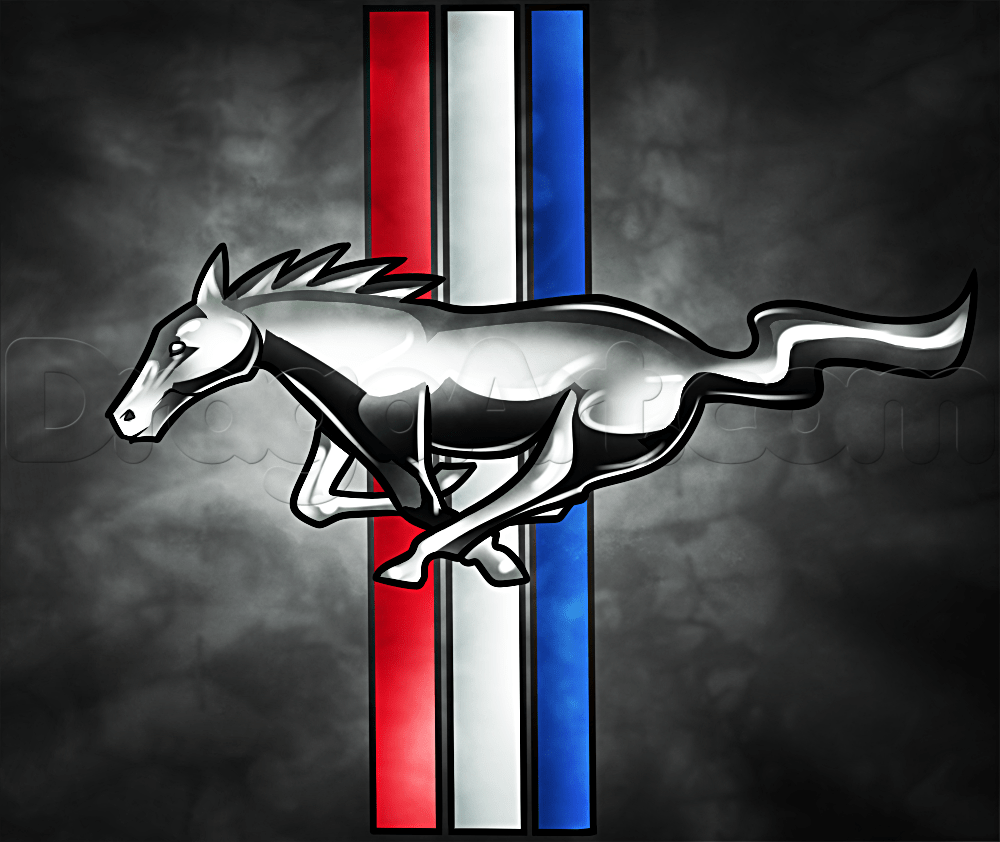 Hình nền Logo Ford Mustang 1000x842