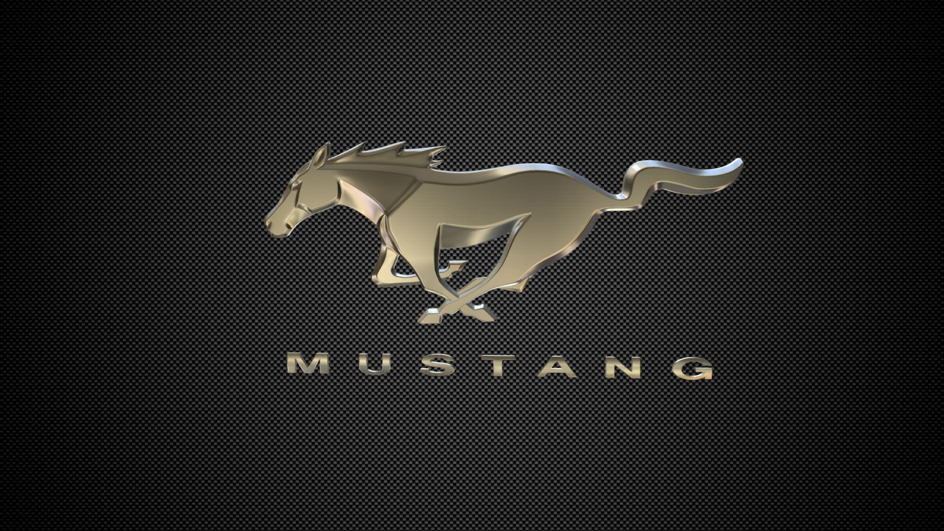1920x1080 Mustang Logo Desktop Background
