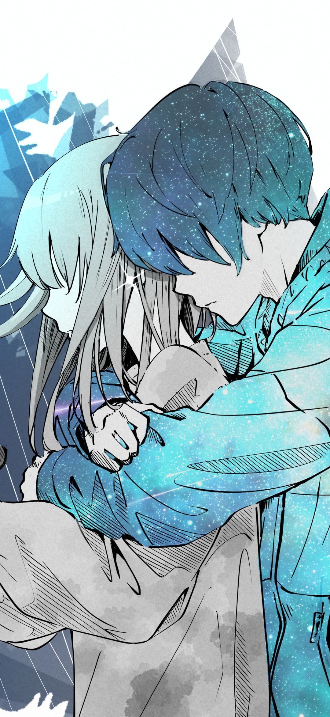 1080x2340 Anime Love Phone Wallpaper by まかろんＫ