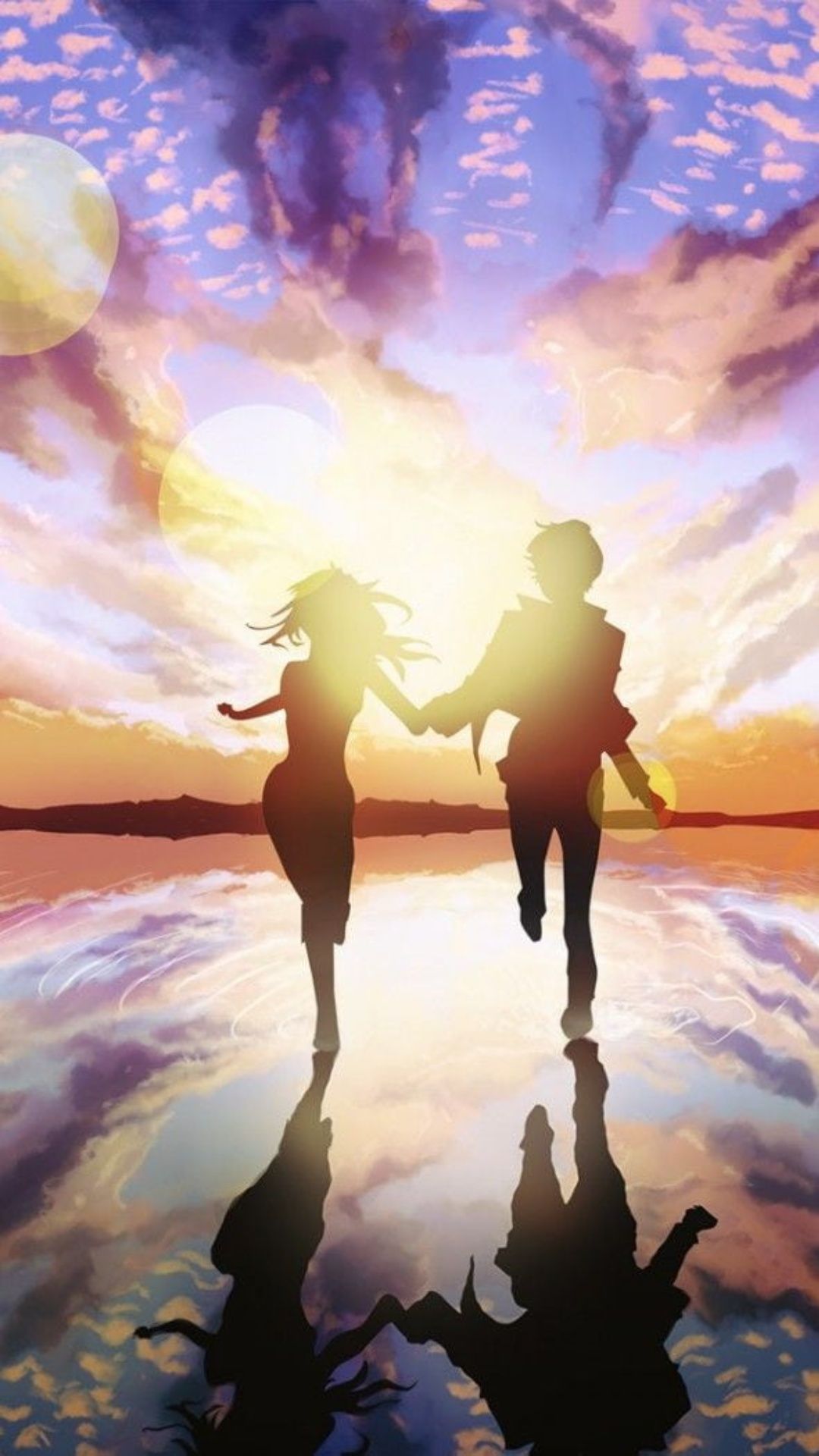 1080x1920 Anime Couple Wallpaper
