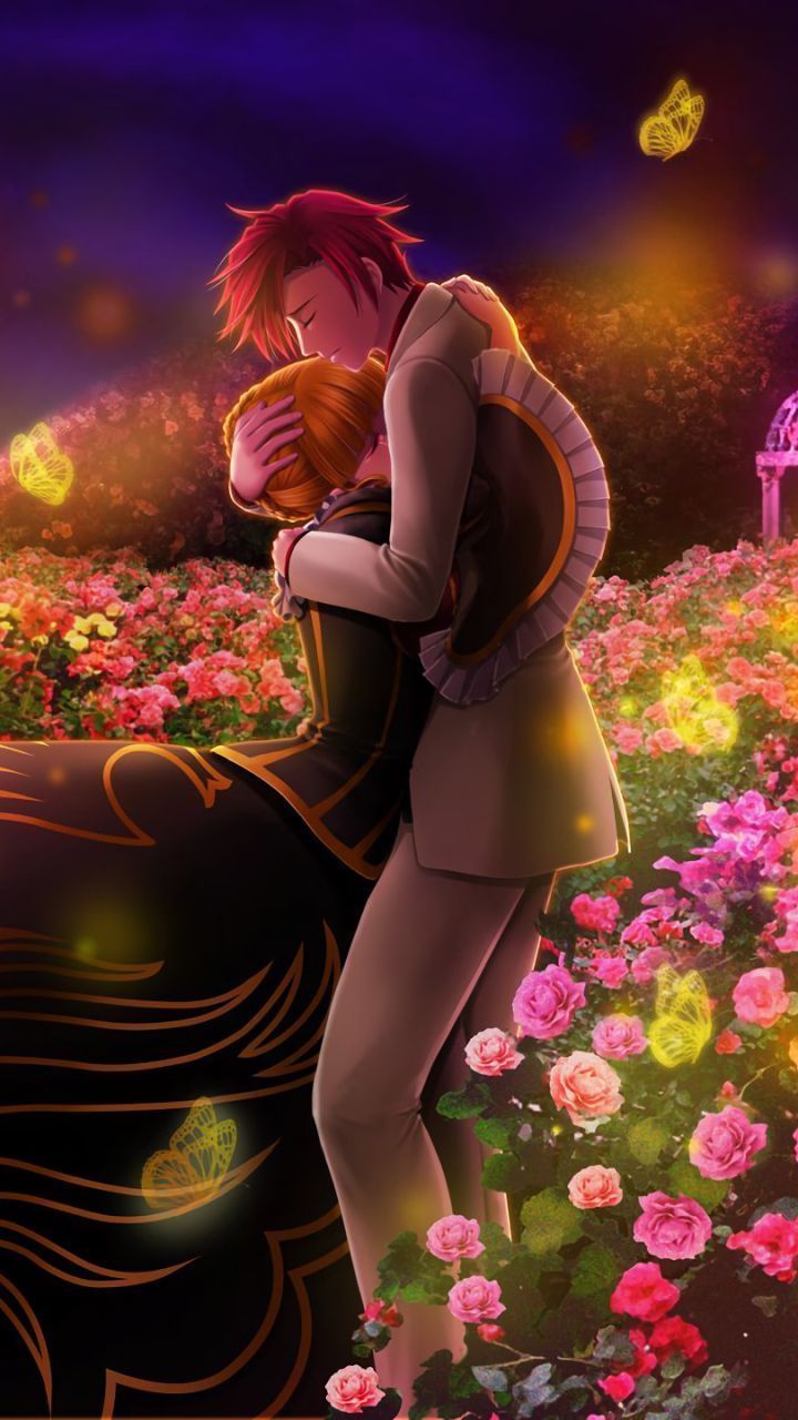 720x1280 Mobile wallpaper: Anime, Night, Love