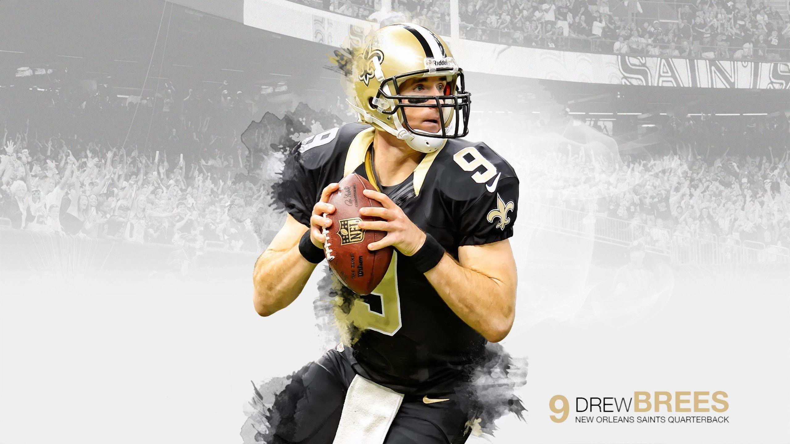 2560x1440 Drew Brees hình nền