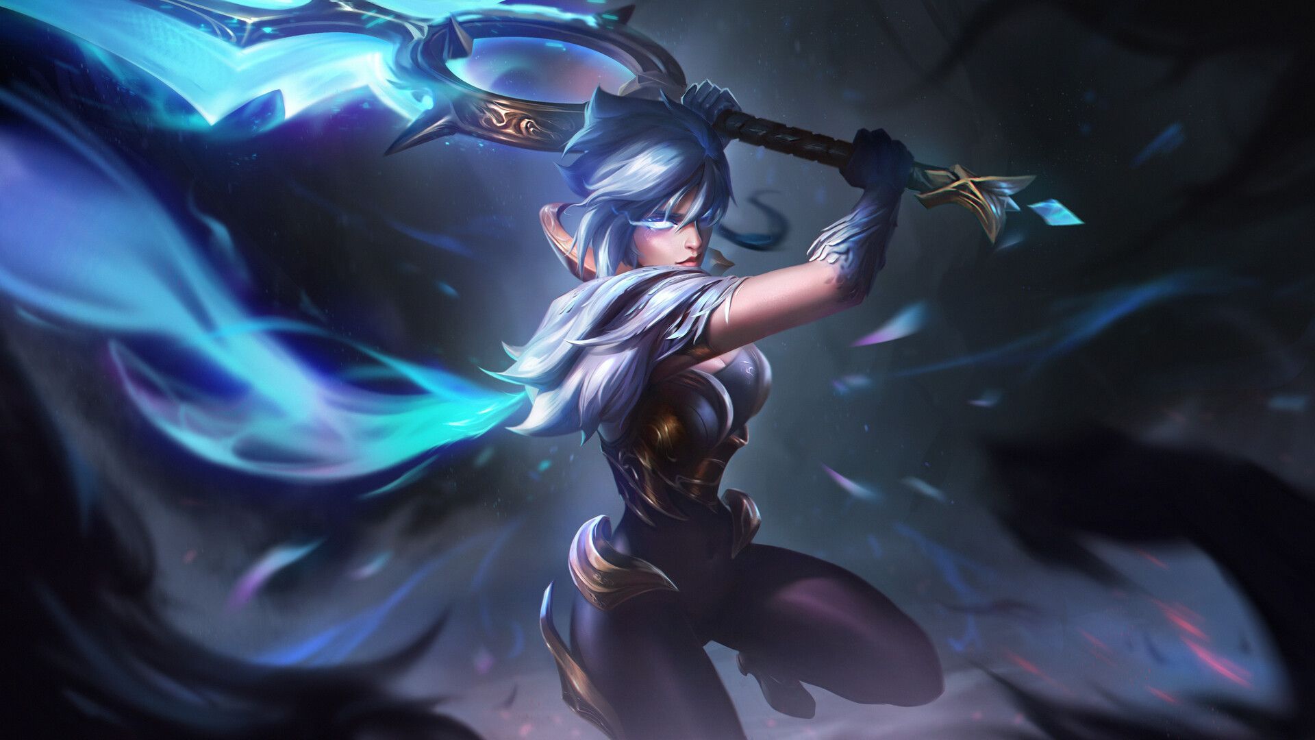 1920x1080 Legue of Legends Fanart Dawnbringer Riven