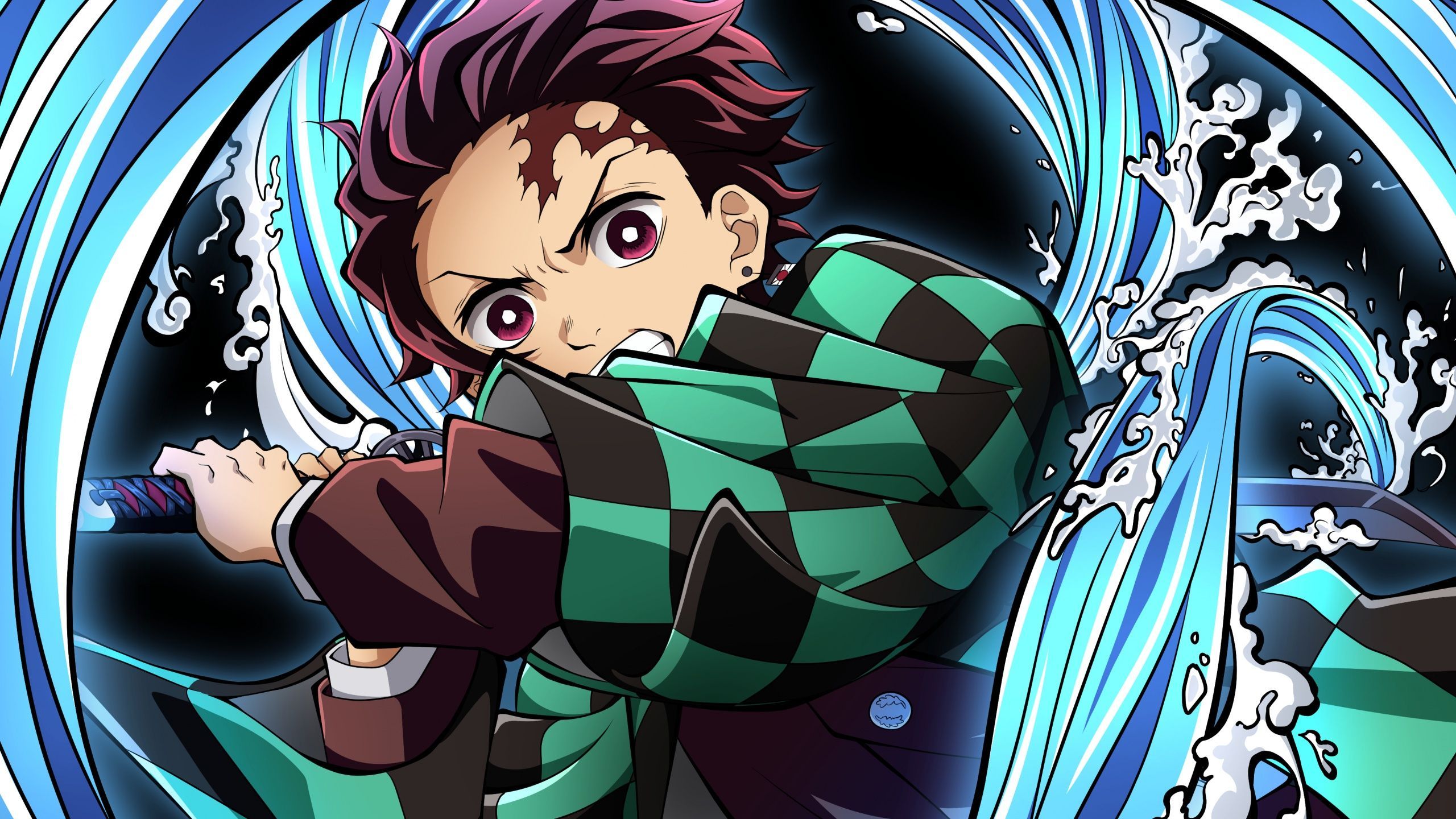 2560x1440 Tanjiro Kamado Demon Slayer Wallpaper 4K