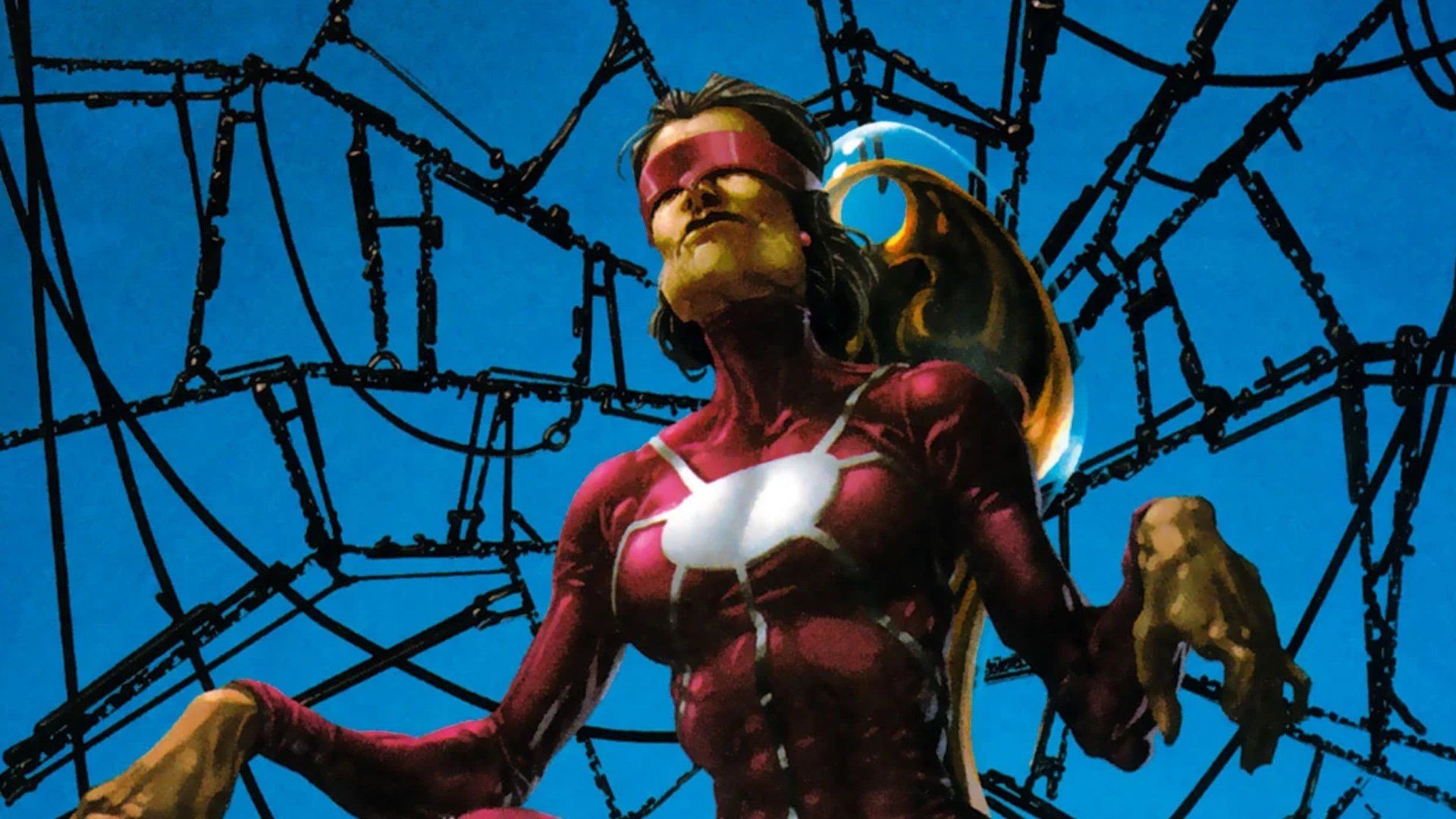 1920x1080 MADAME WEB Set Photo Surface Showing a