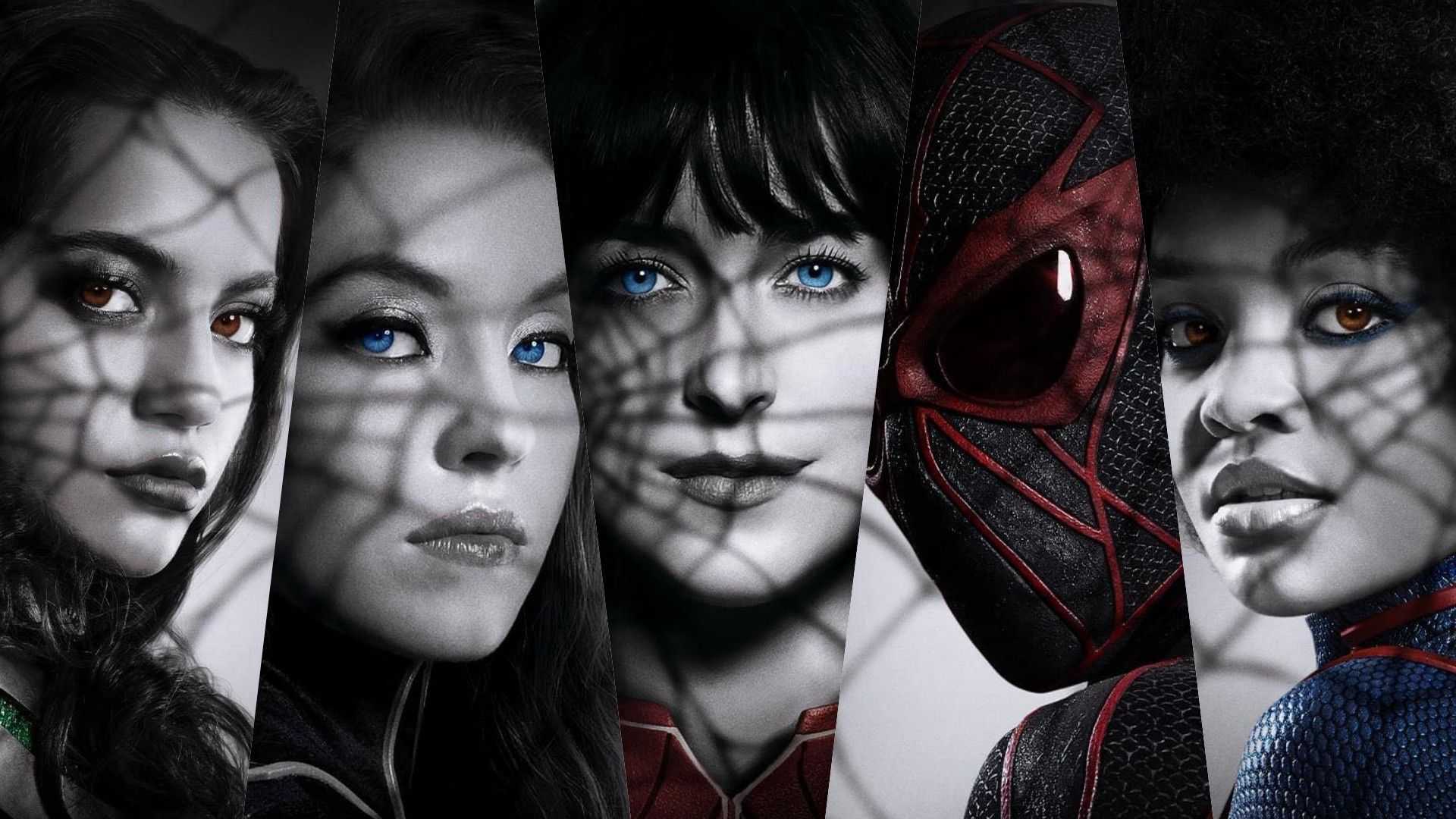 1920x1080 Madame Web superhero character posters