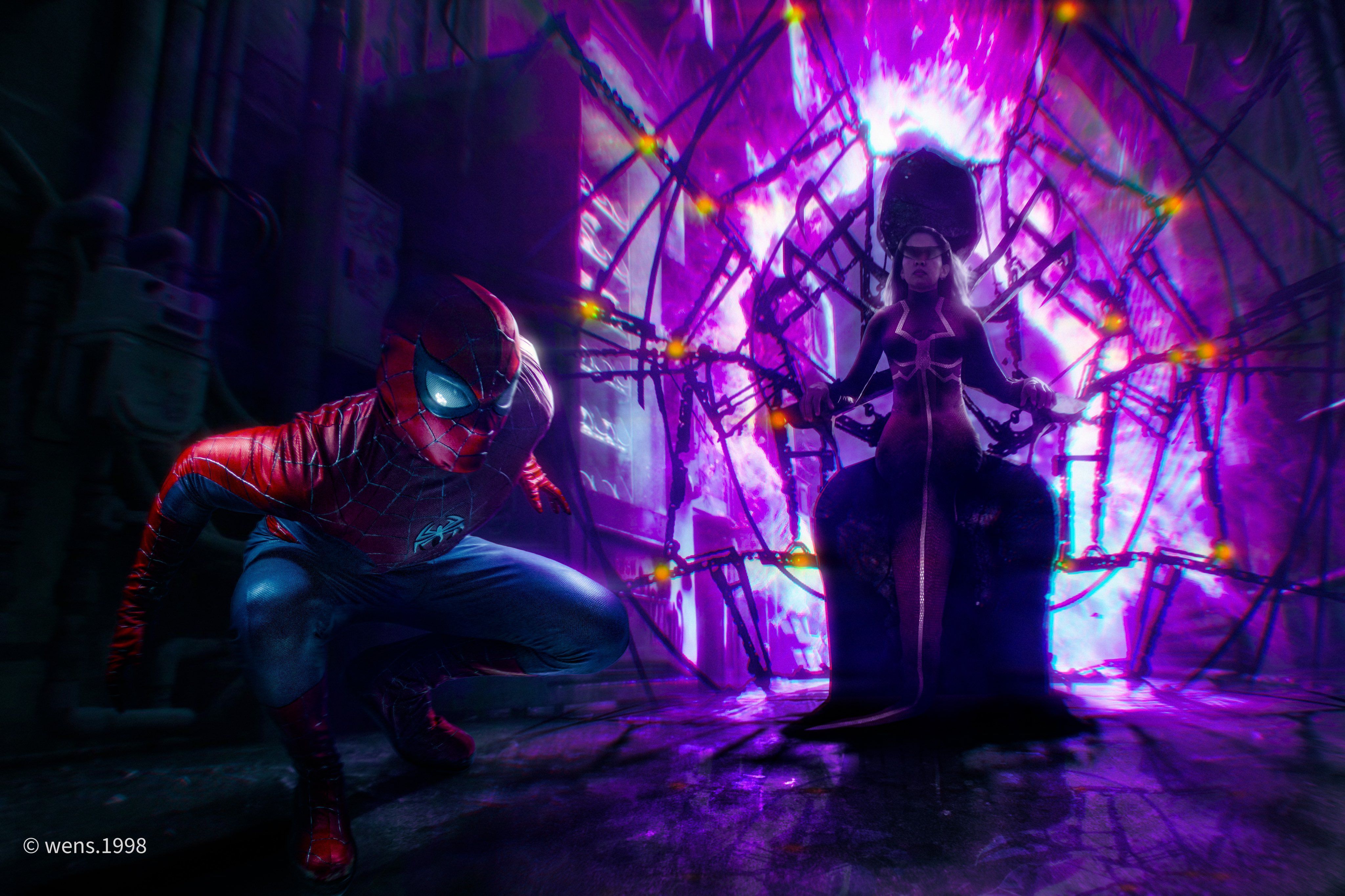 4096x2730 Wens.1998 On X: Spider Man Meet Madame
