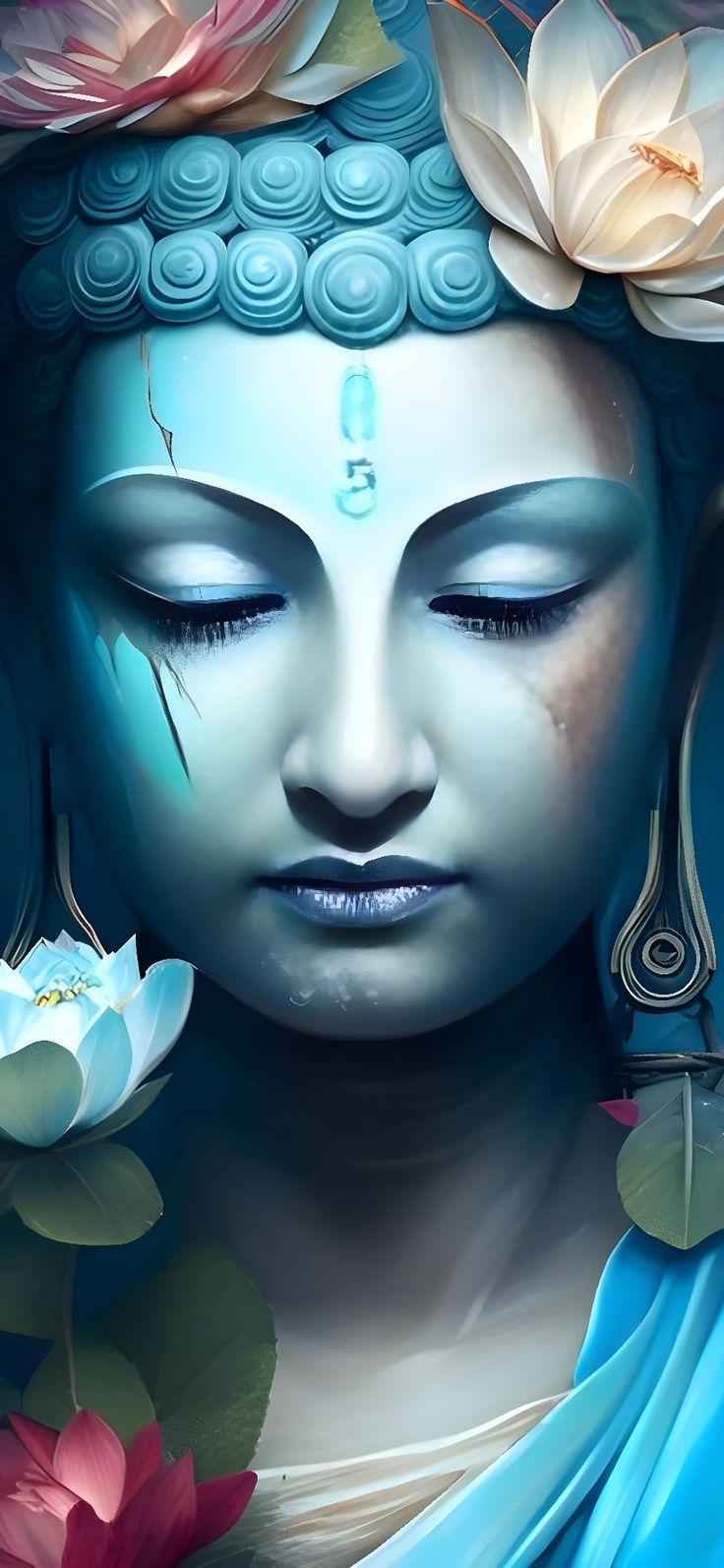 736x1594 Gautam buddha full HD 4k wallpaper