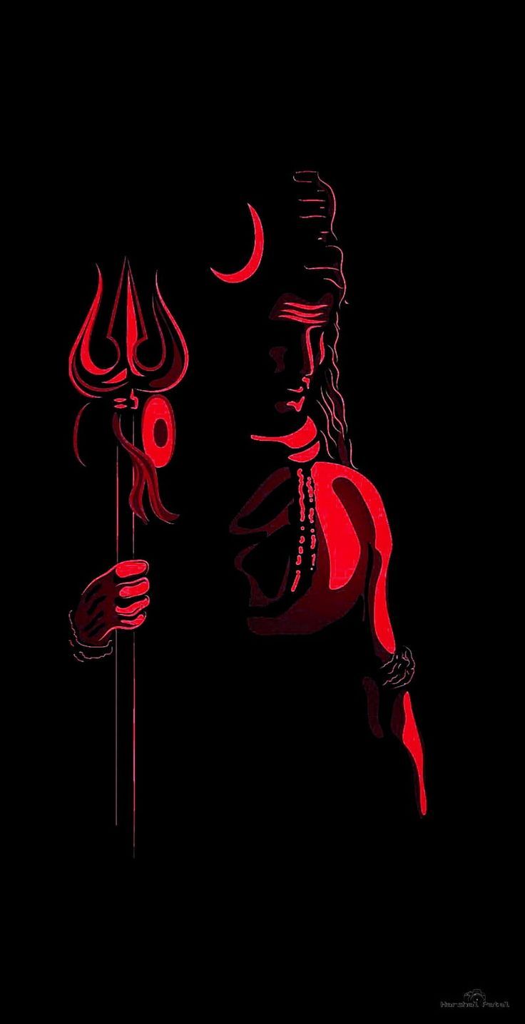 736x1436 HD Wallpaper Mahadev Dark