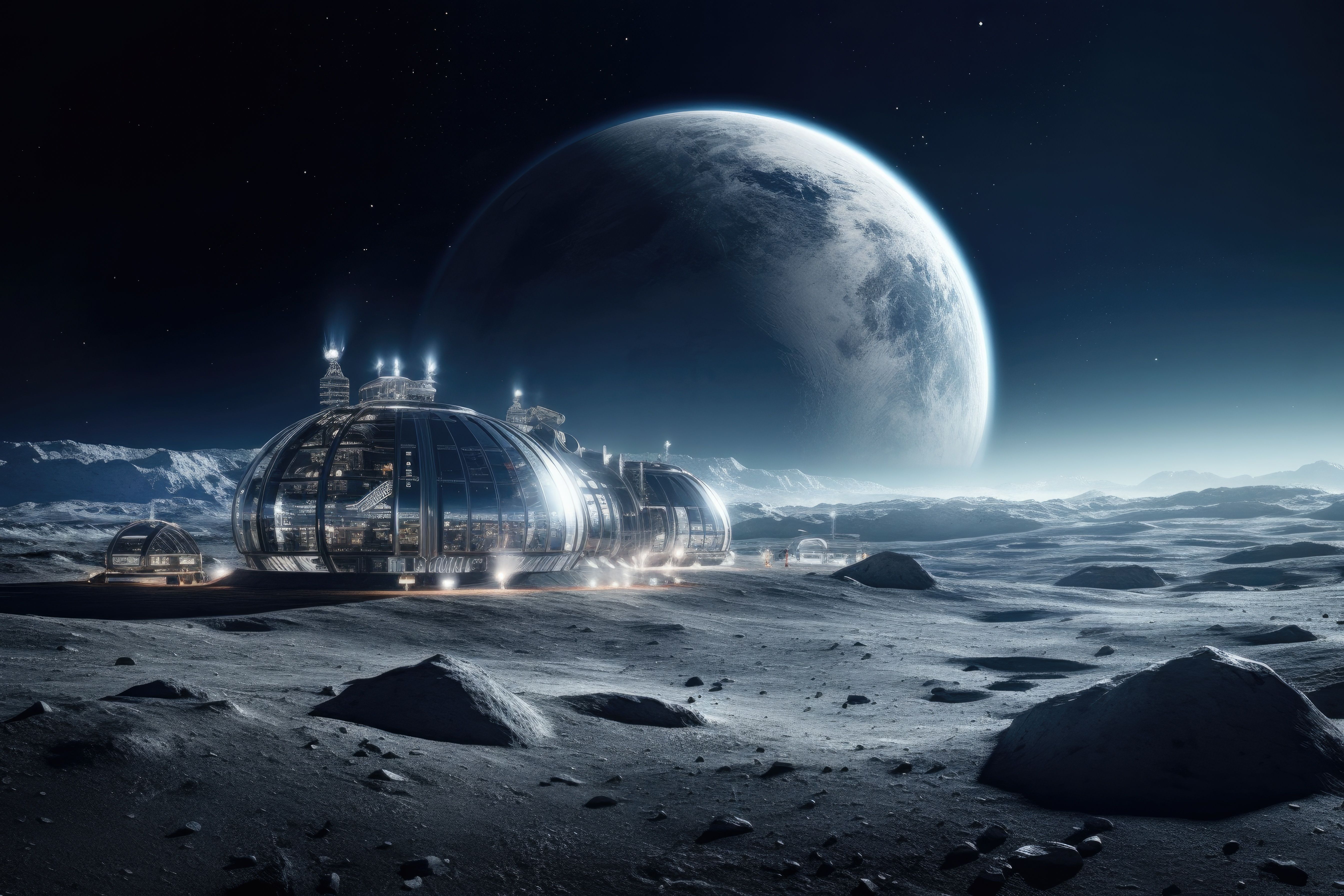 Moon Base Wallpapers - Top Free Moon Base Backgrounds - WallpaperAccess