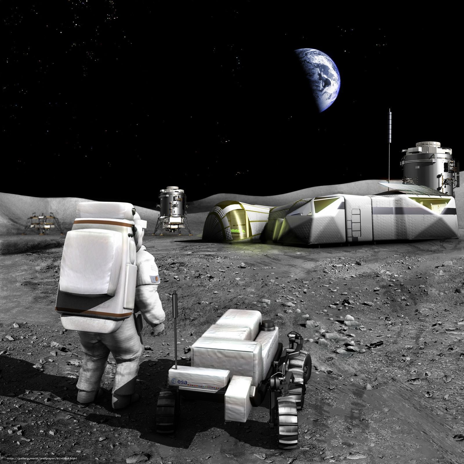 Moon Base Wallpapers - Top Free Moon Base Backgrounds - WallpaperAccess