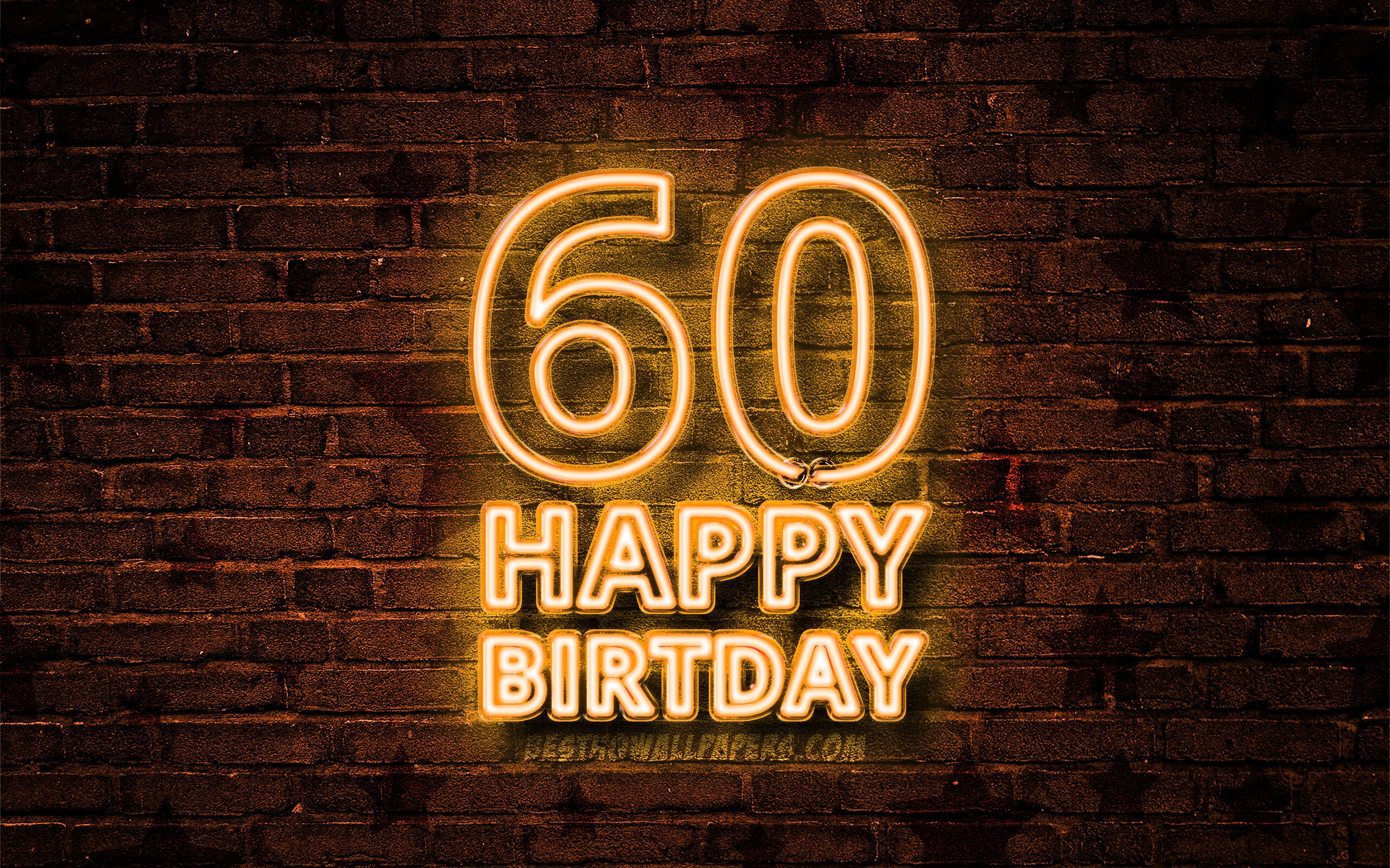 3840x2400 60th Birthday Wallpaper