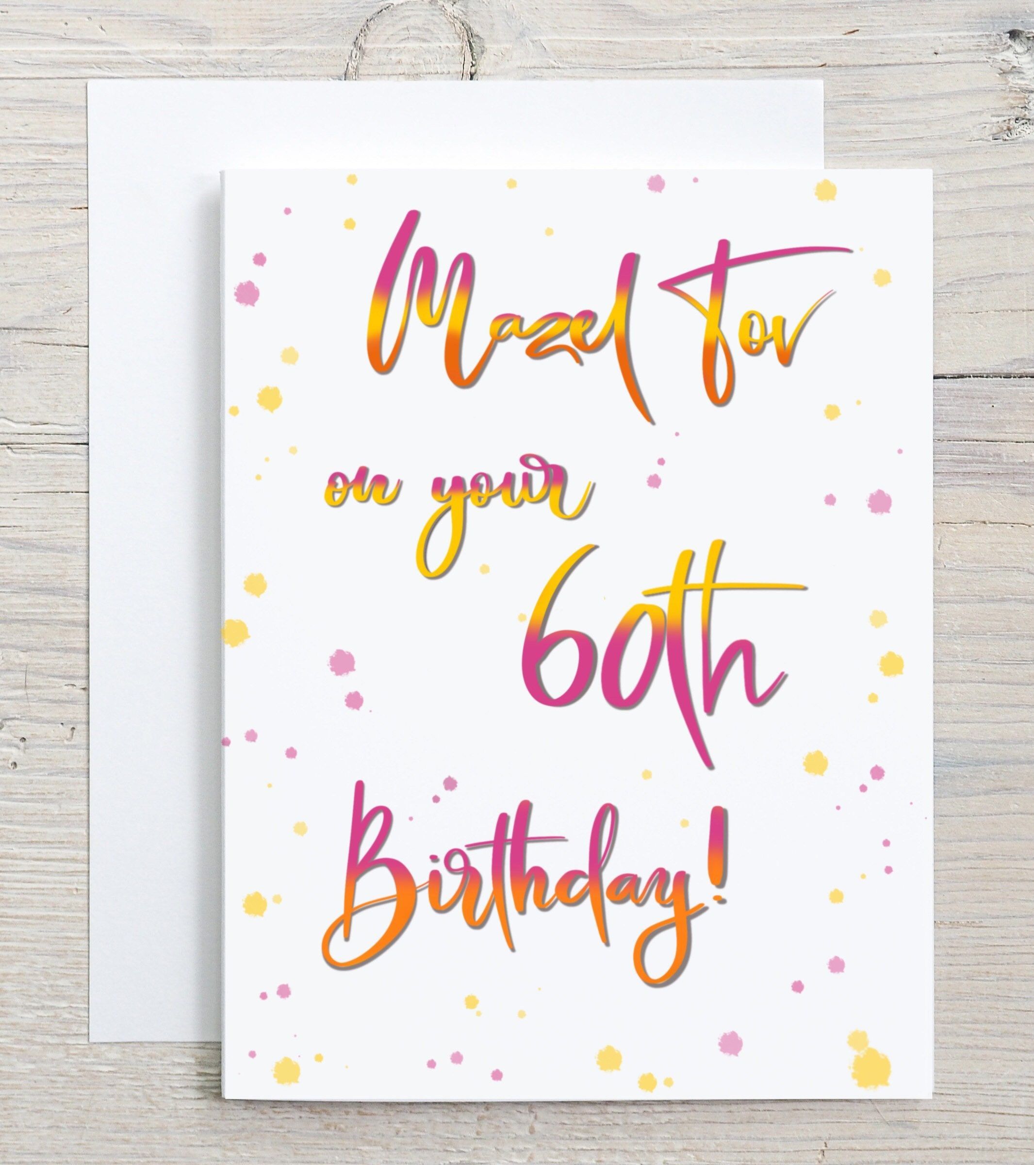 2131x2400 Mazel Tov on Your 60th Birthday