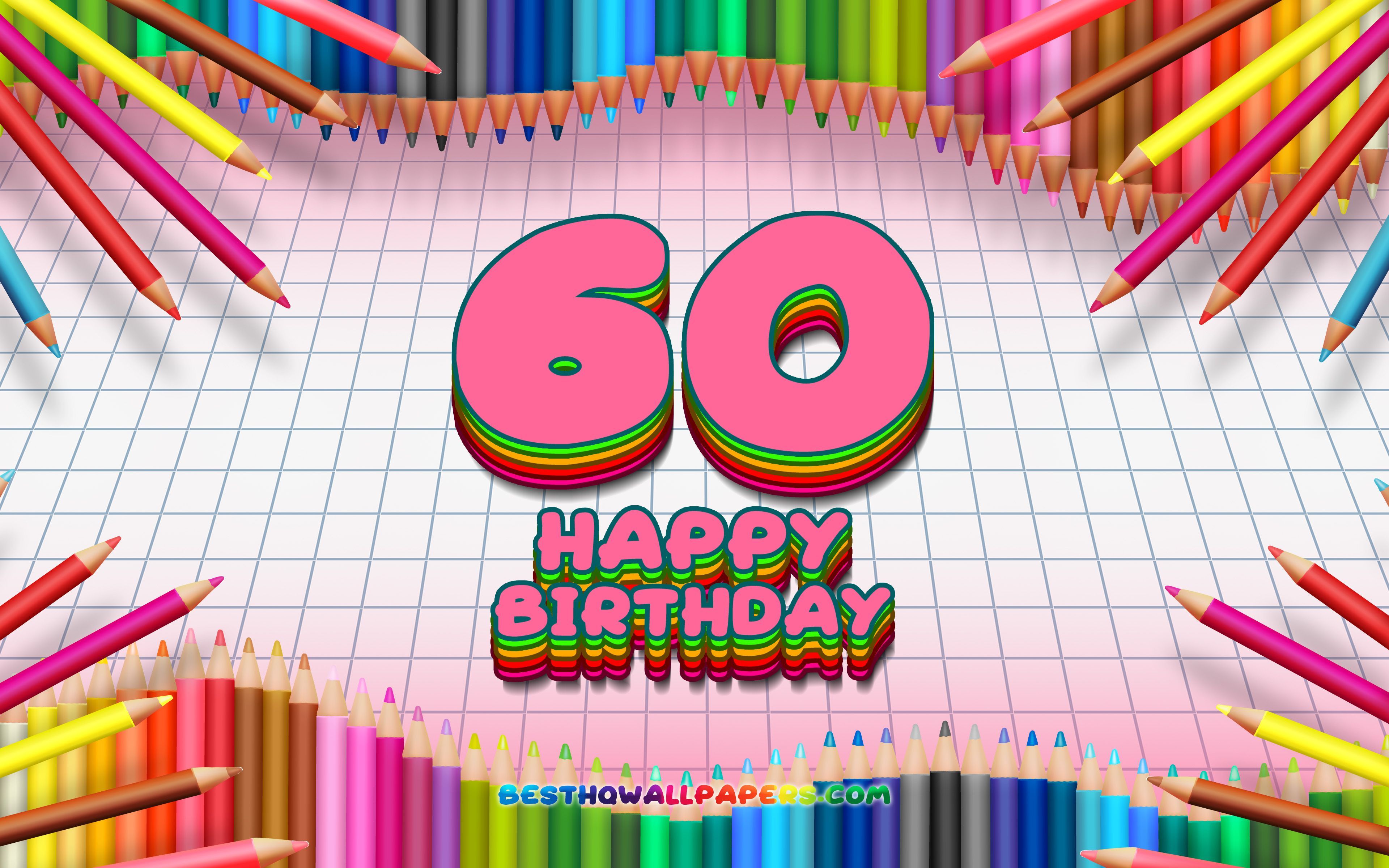 3840x2400 60th Birthday Wallpaper