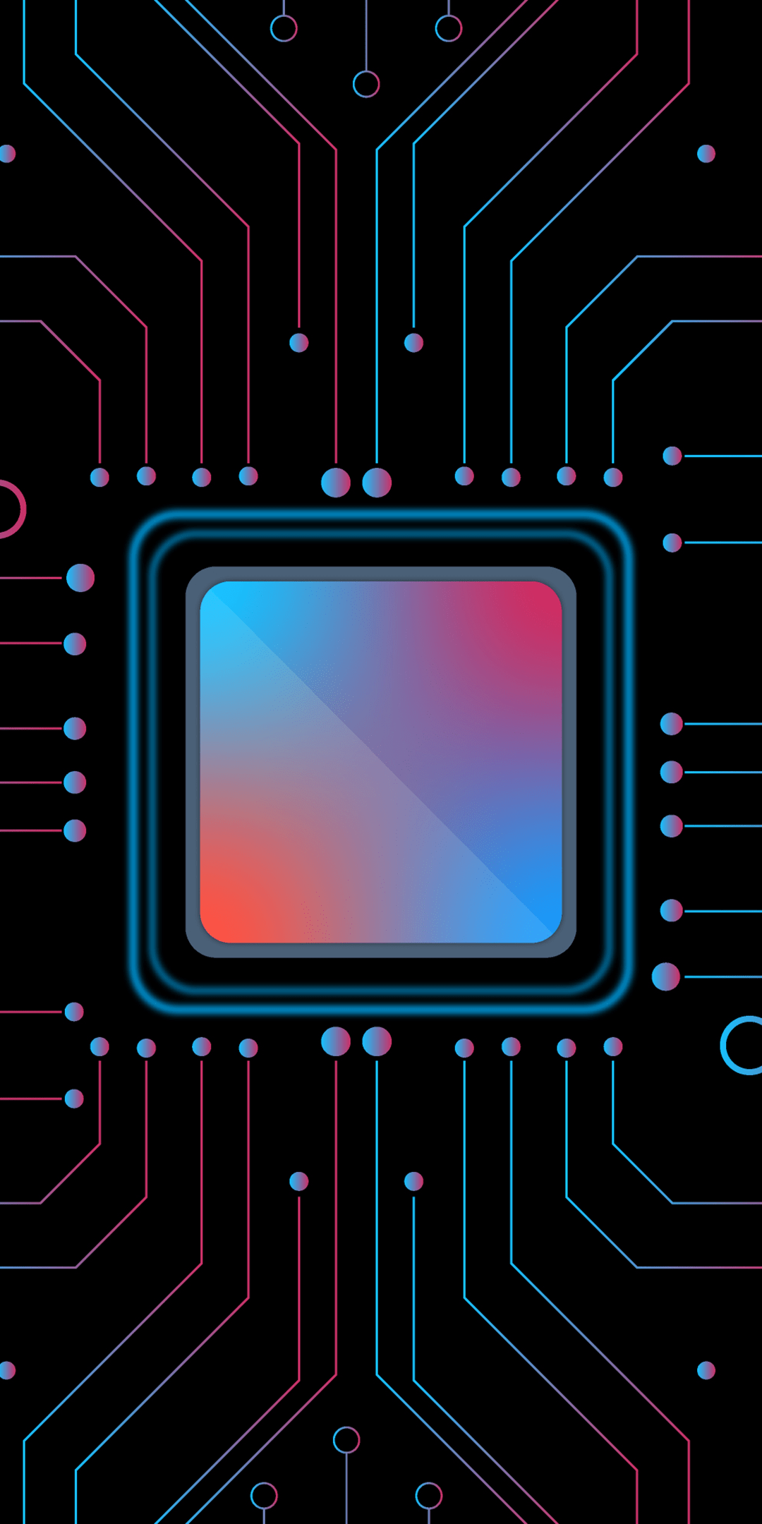 1080x2160 Computer chip Wallpaper 4K, CPU