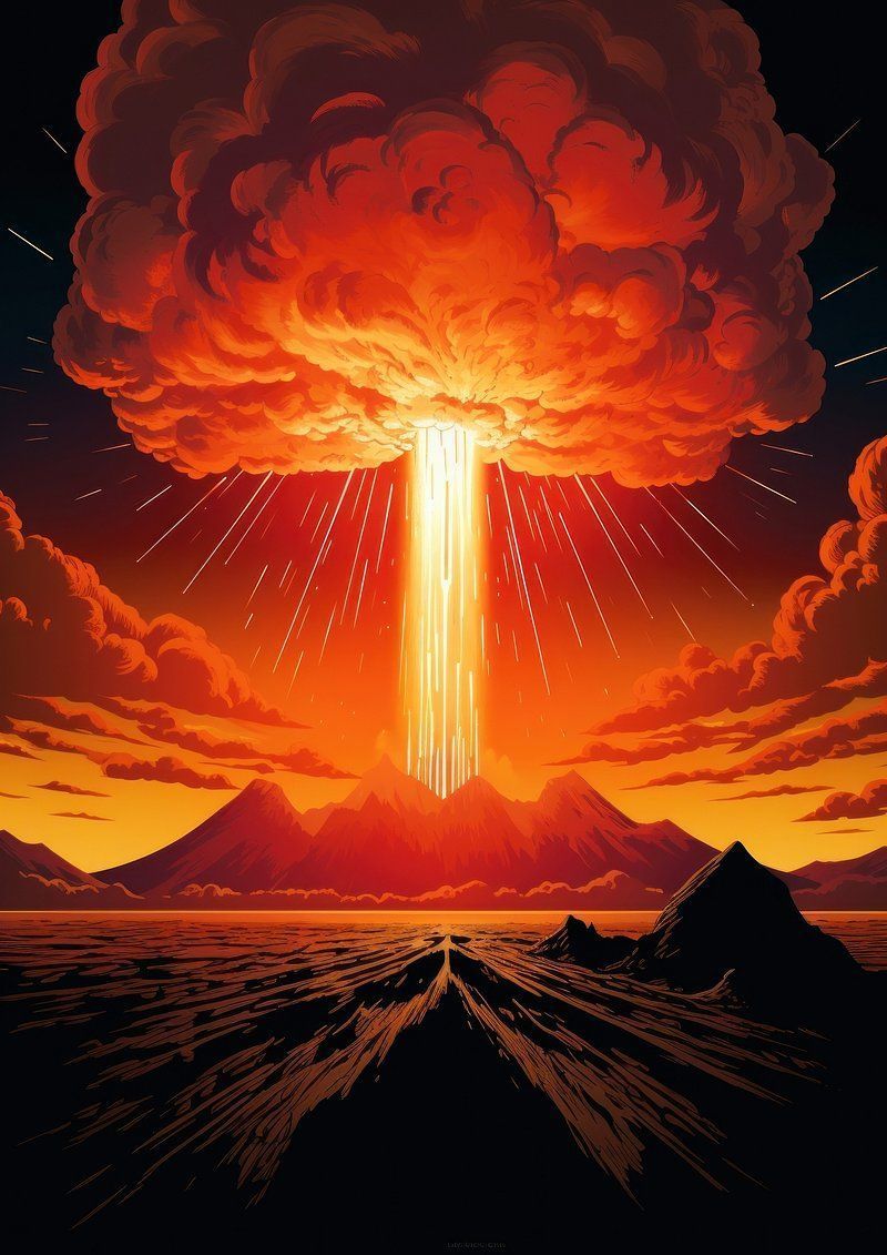 800x1131 Nuclear Explosion Image. Free Photo