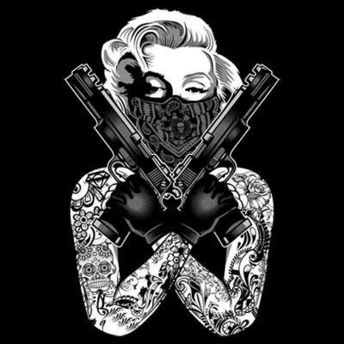 1200x1200 Gangster Girl Wallpaper