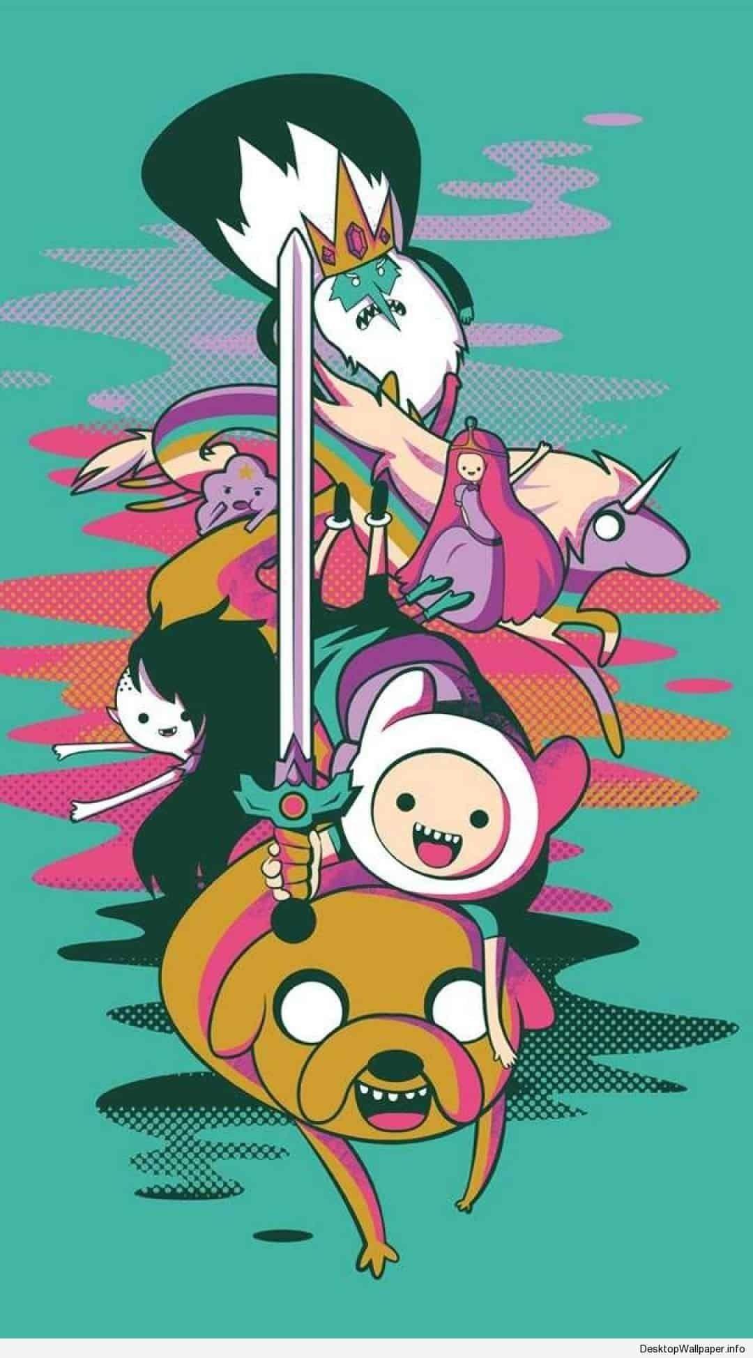 1080x1948 Adventure Time Wallpaper