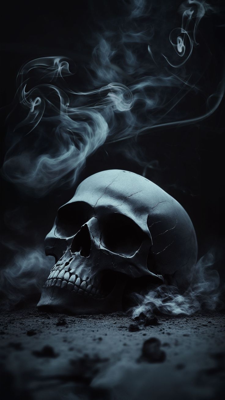 736x1308 Mobile wallpaper. HD skull wallpaper