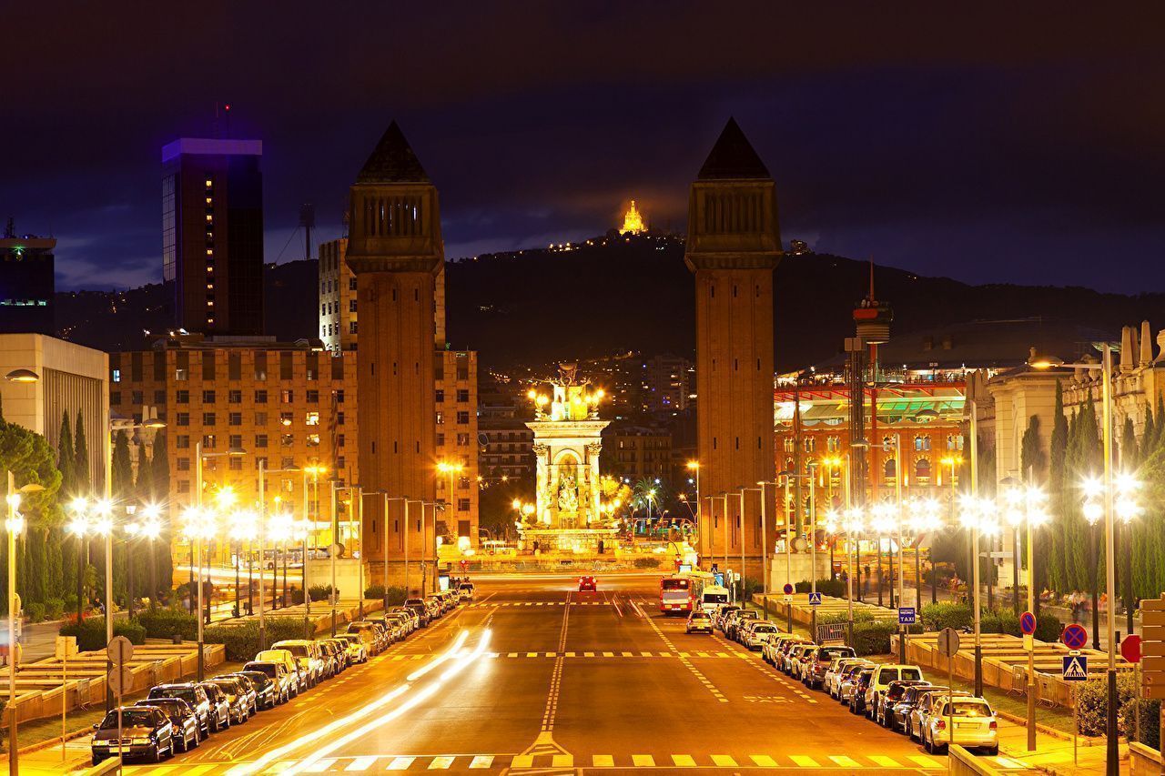 1280x853 Image Barcelona Spain Catalonia Roads